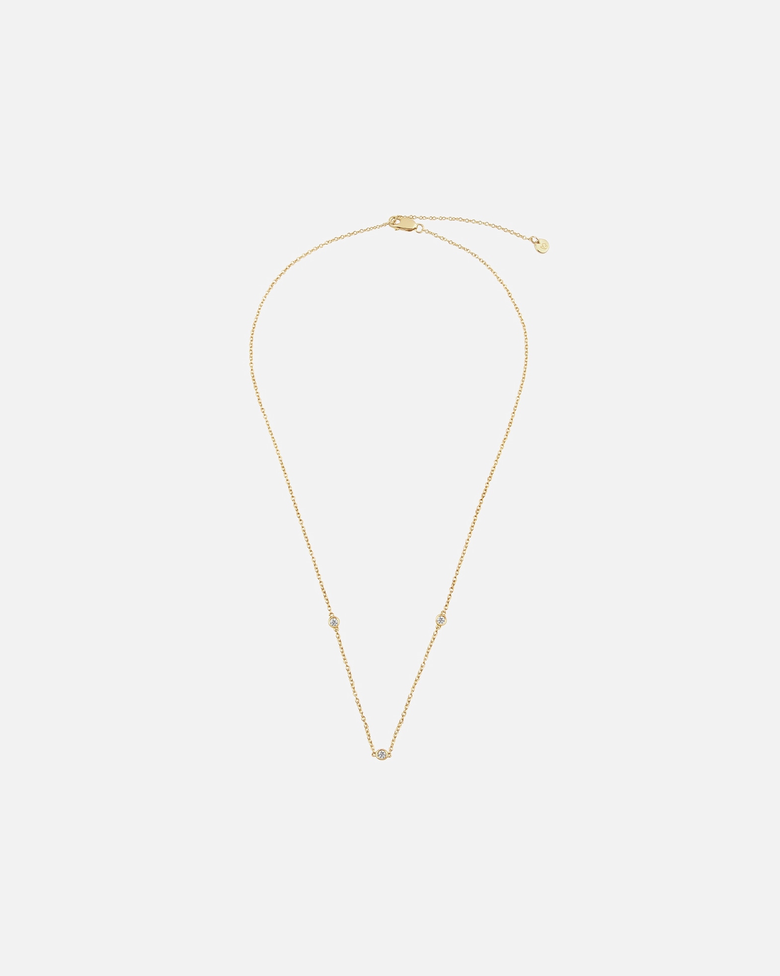 Collier pour Femme Glanzstücke München Collier en Argent Sterling en or jaune avec Topaze Chaîne de base 40,0 cm + rallonge de 5,0
