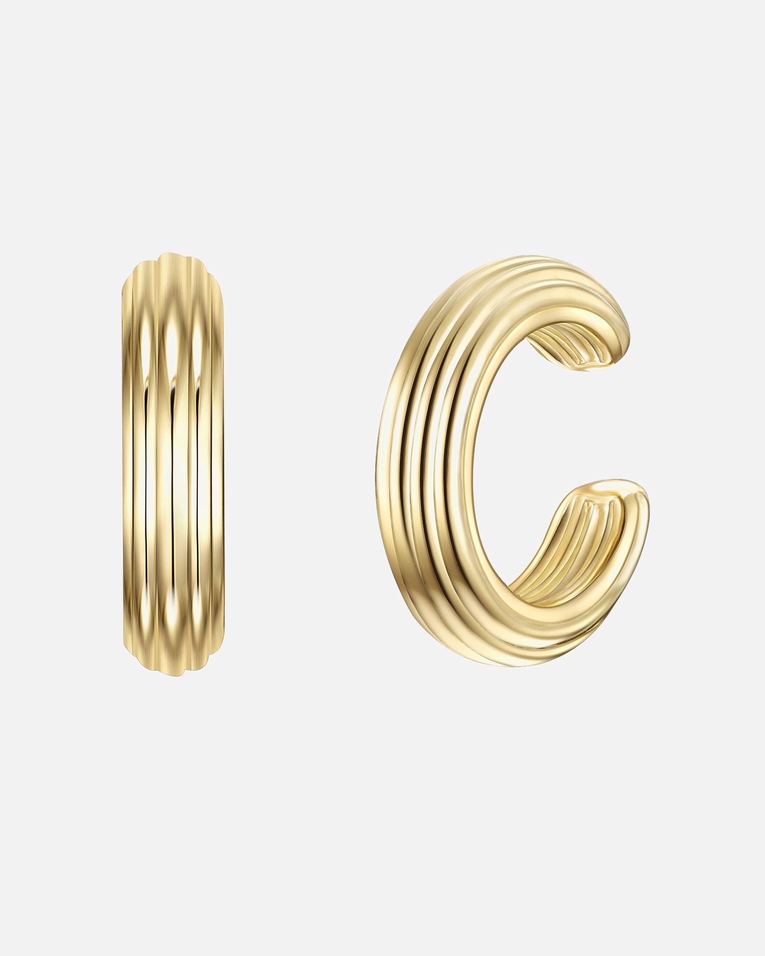 Boucles d'oreilles pour Femme Glanzstücke München Boucles d'oreilles or jaune