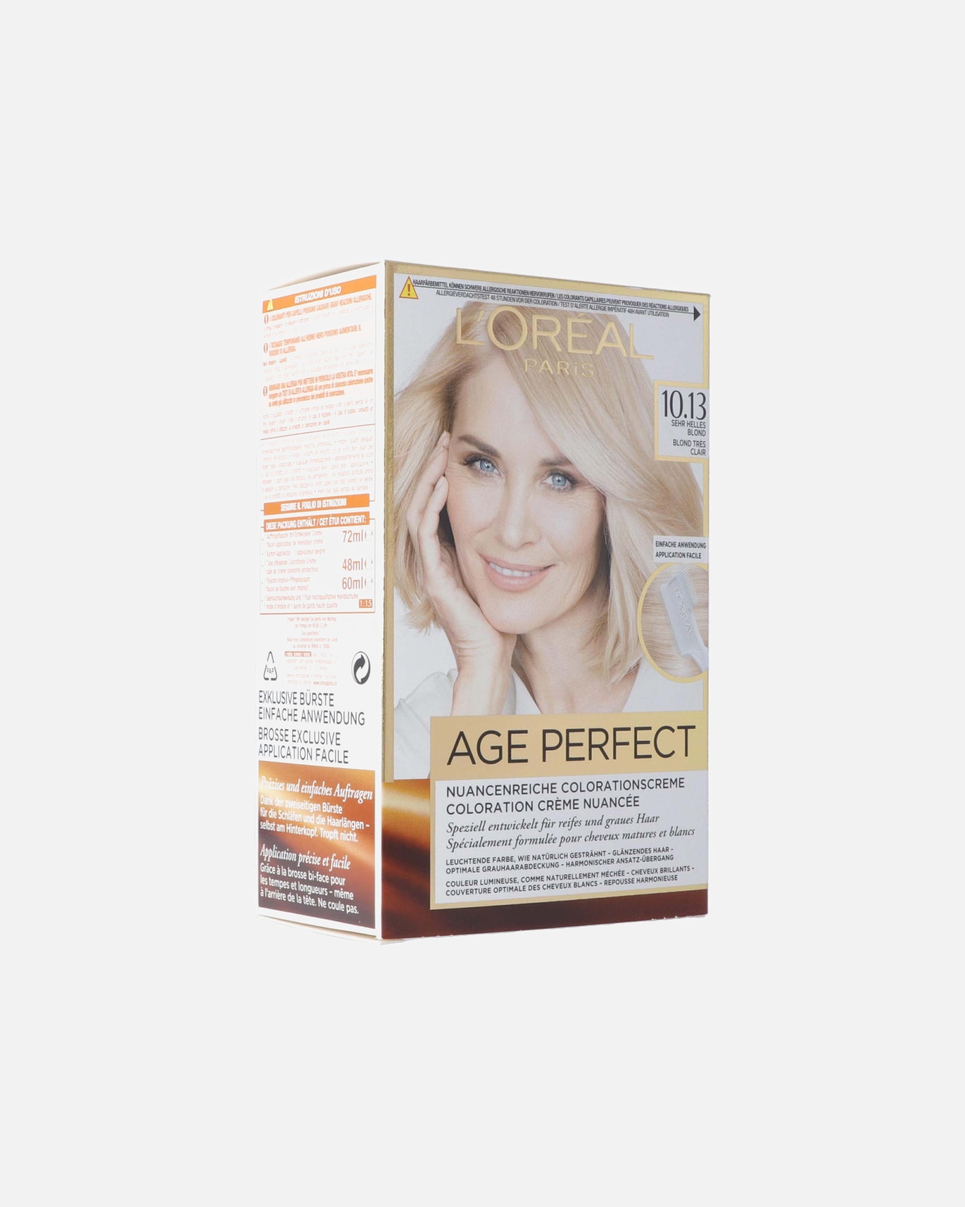 Coloration cheveux pour Femme L’Oréal Paris Excellence Âge parfait 10.13 Blond Très Clair