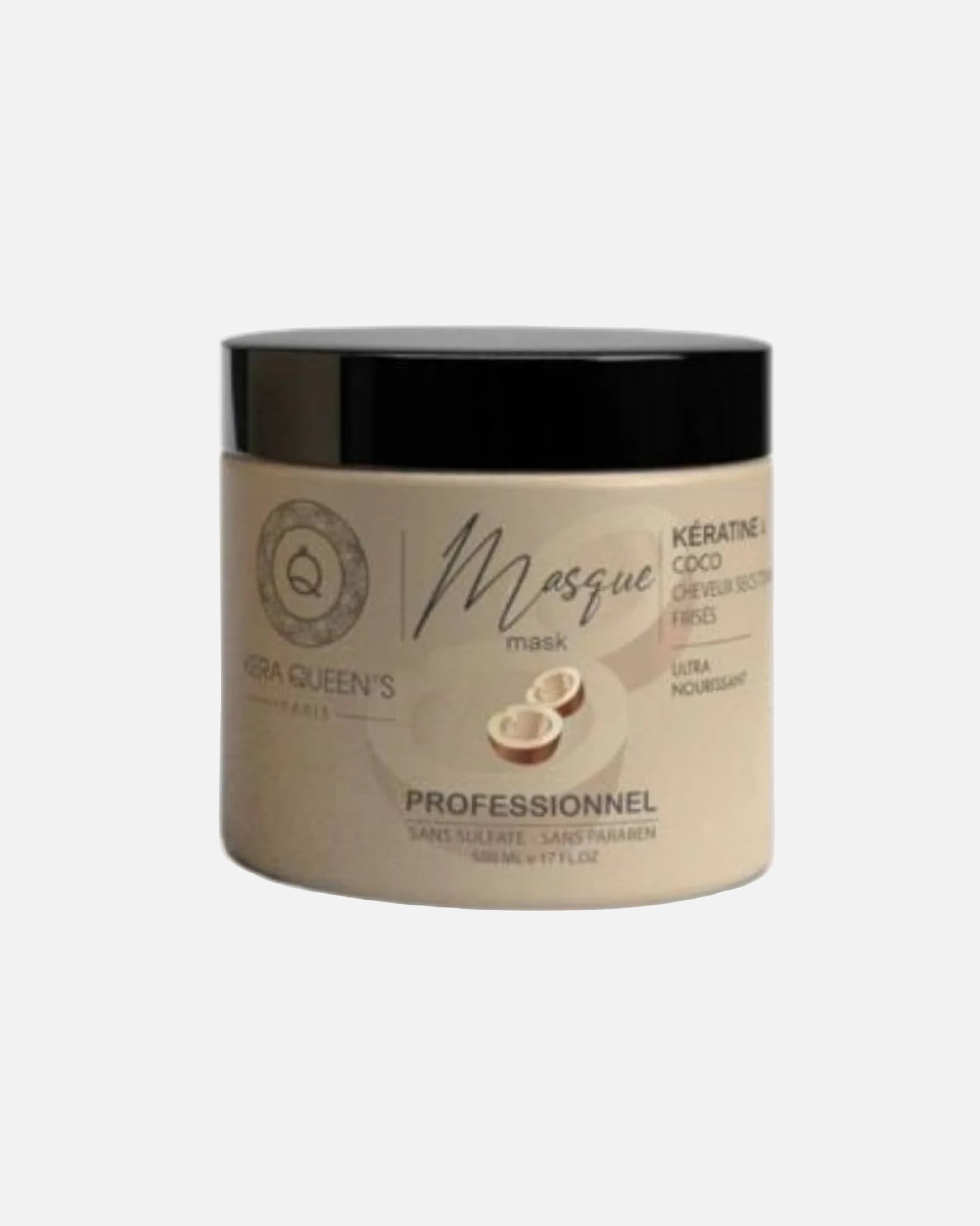 Masque capillaire pour Unisexe Kera Queen's Default Brand Line Masque Coco et Kératine Coco et Kératine - 500 ml