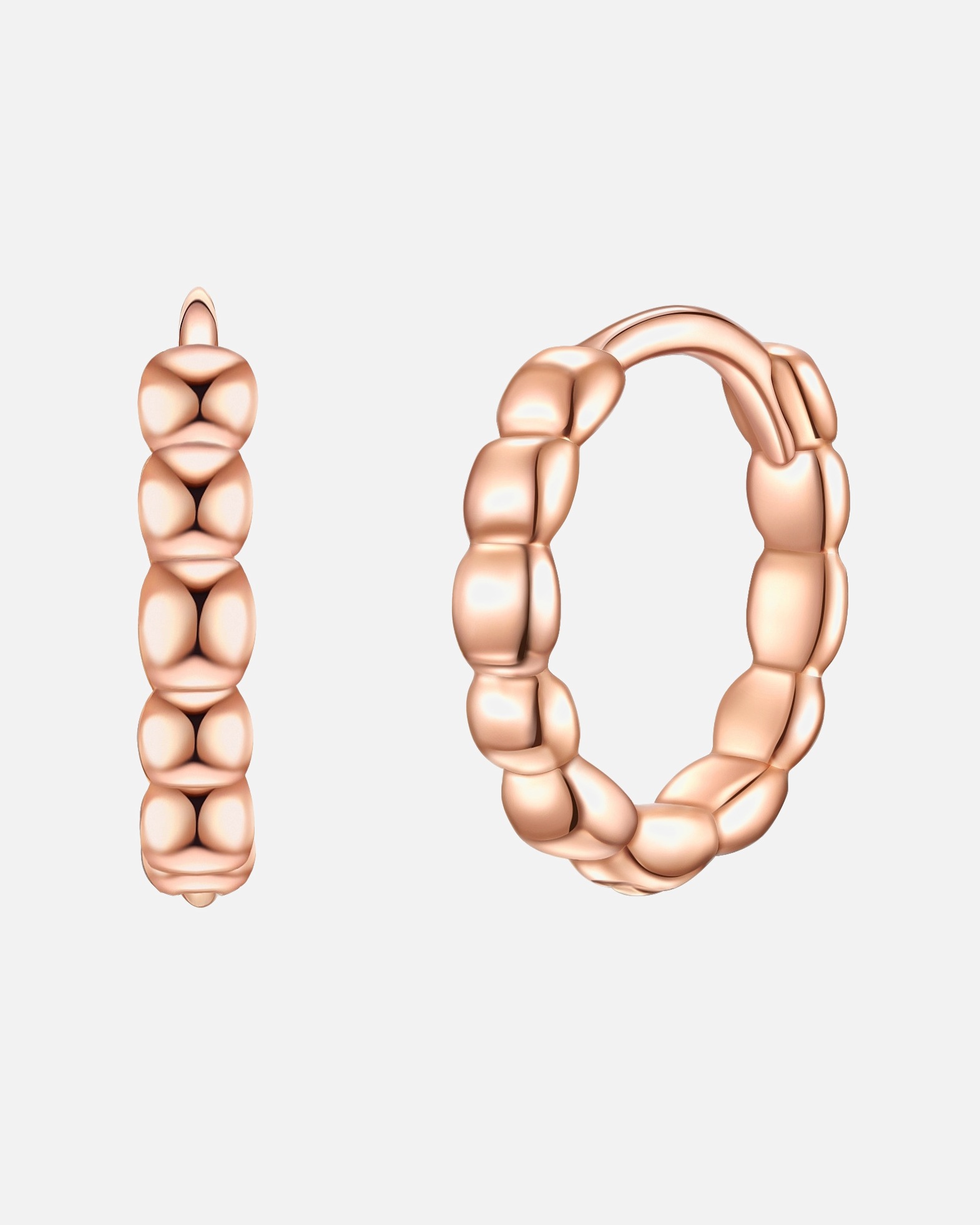 Boucles d'oreilles pour Femme Glanzstücke München Boucles d'oreilles or rose