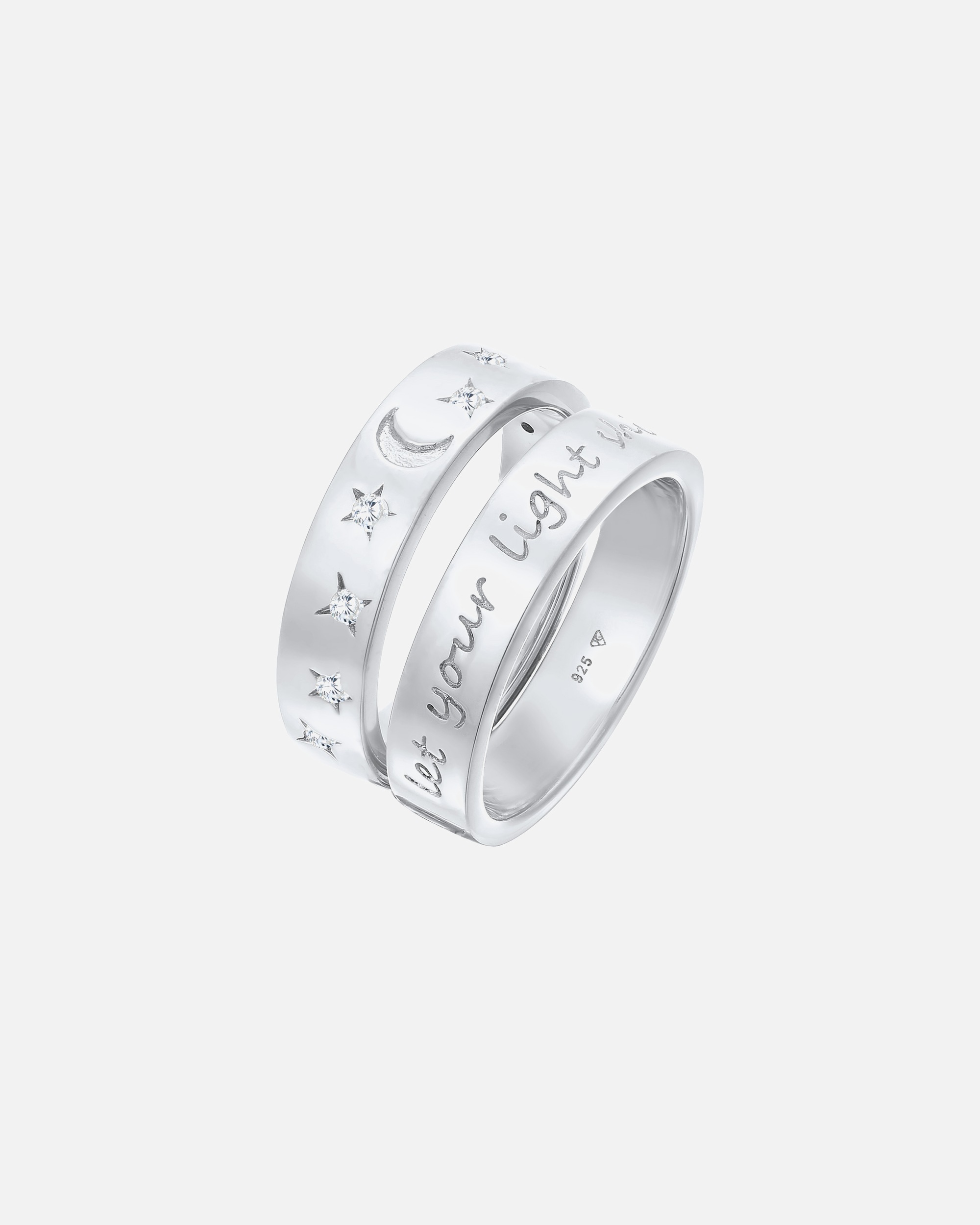 Bague pour Femme Elli Mond Stern - Let Your Light Shine 925 Silber 56