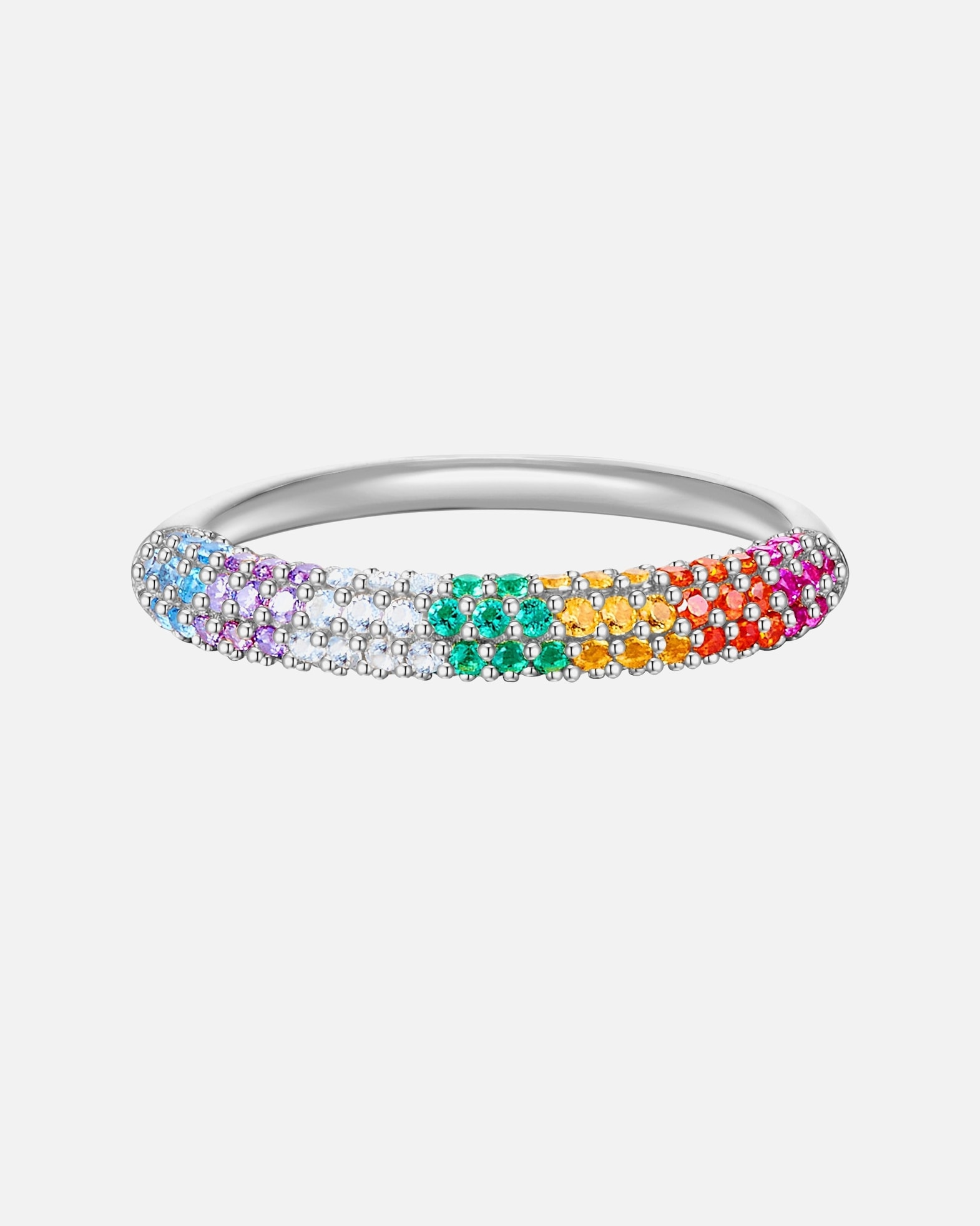 Bague pour Femme Glanzstücke München Bague en argent Argent sterling Oxyde de zirconium (CZ) en Argent 56