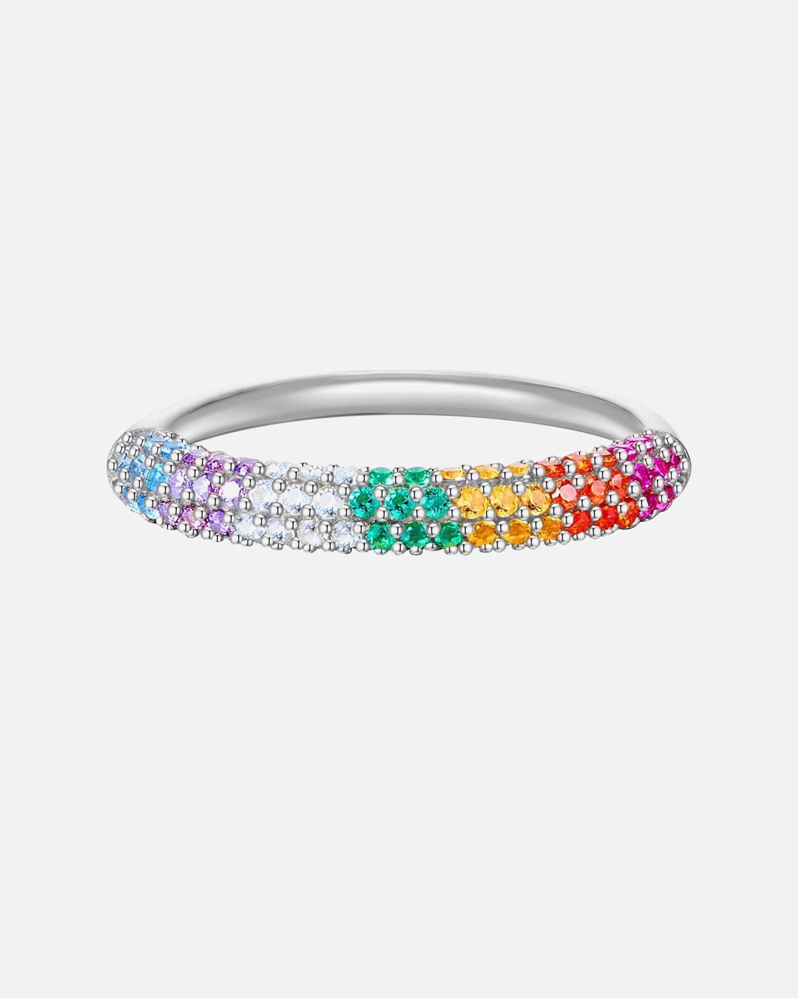 Bague pour Femme Glanzstücke München Bague en argent Argent sterling Oxyde de zirconium (CZ) en Argent 58