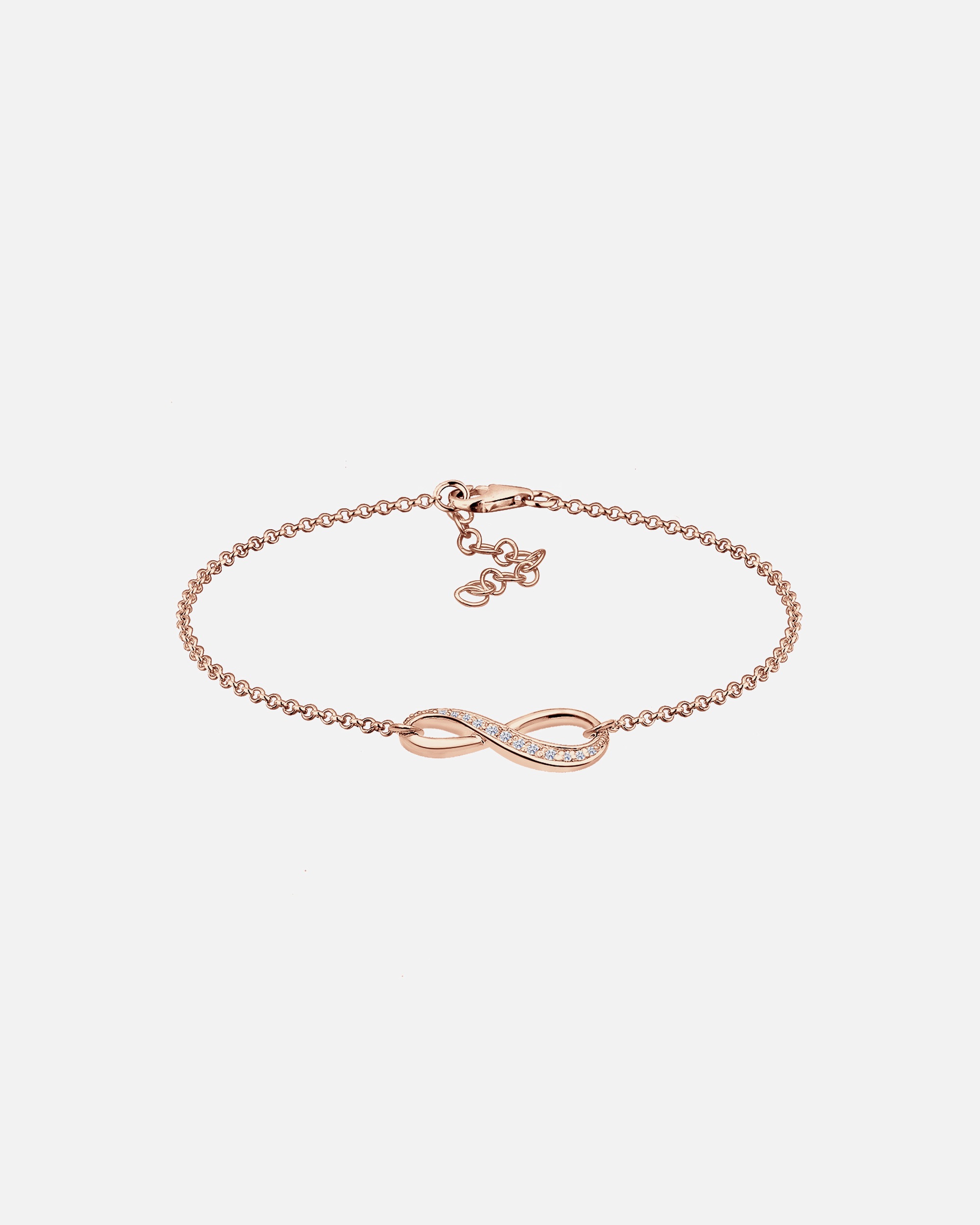 Bracelet pour Femme Elli Femmes Symbole d'infini avec Cristaux de Zirconium en Argent Sterling 925 18