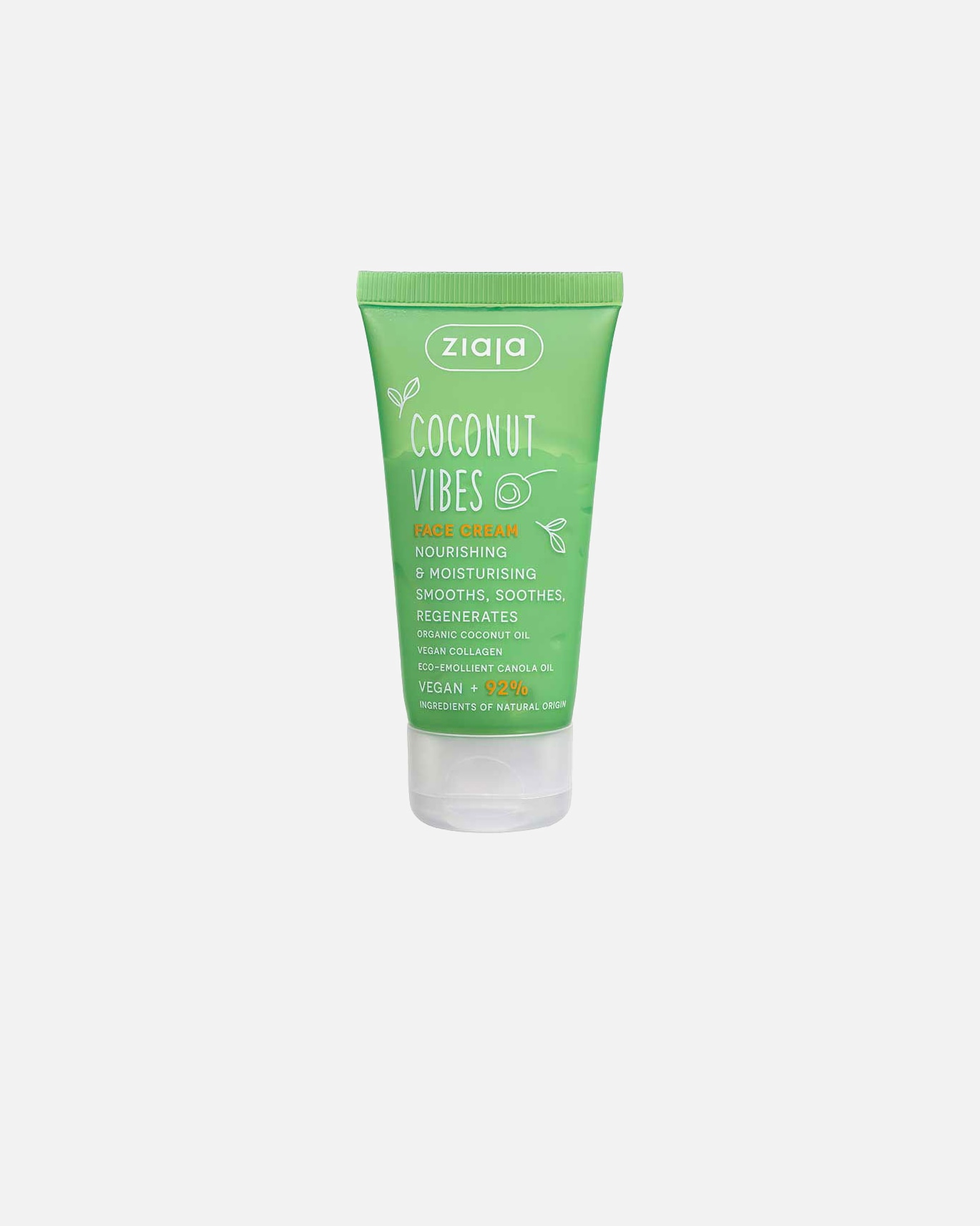 Crème visage pour Femme Ziaja Crème visage nourrissante COCONUT & ORANGE VIBES 50 ml