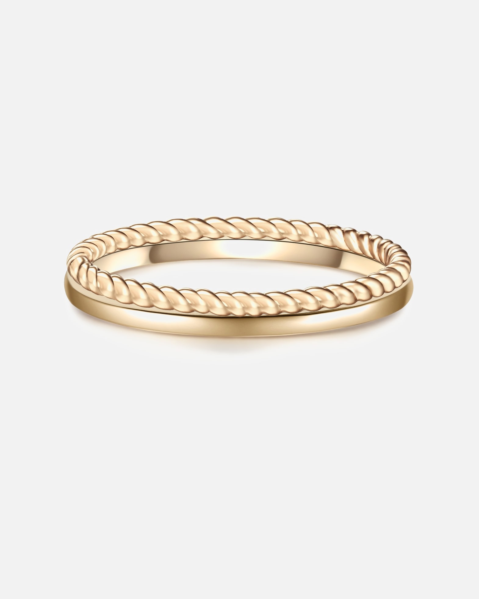 Bague pour Femme Lulu & Jane Bague Laiton en Or jaune 58