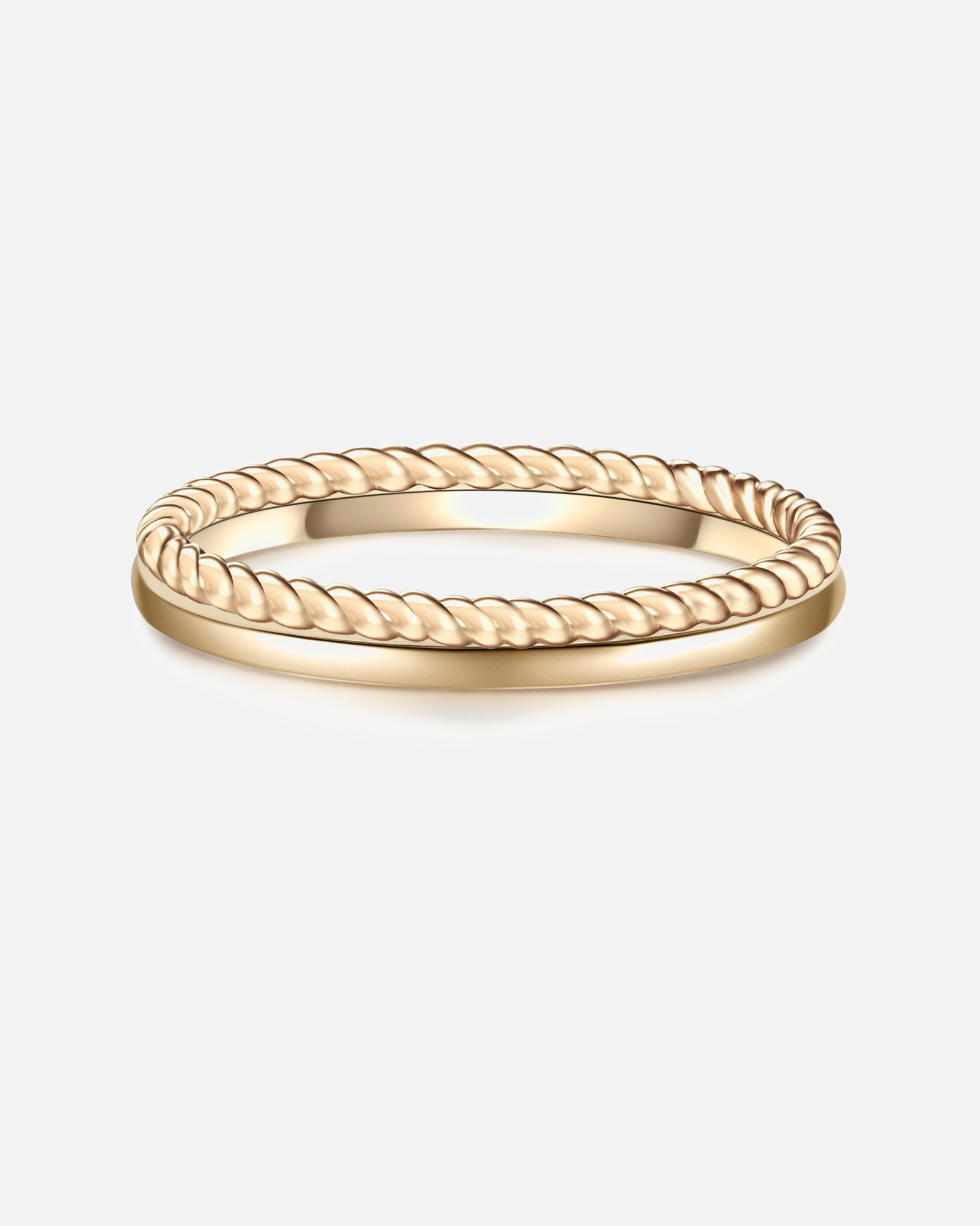 Bague pour Femme Lulu & Jane Bague Laiton en Or jaune 56