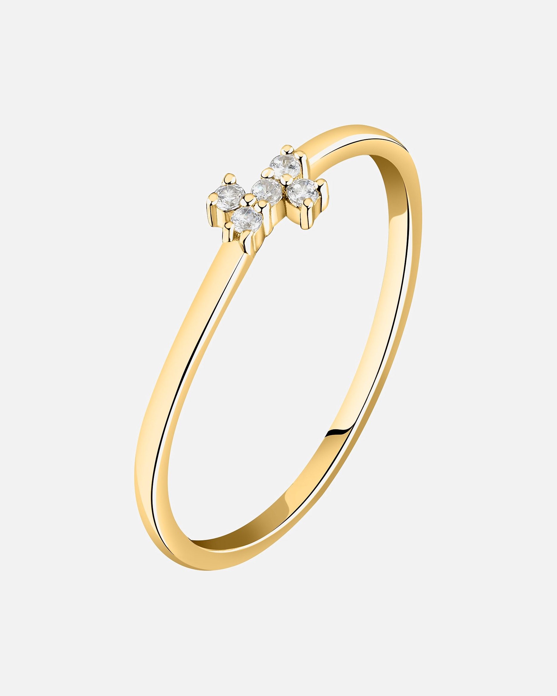 Bague pour Femme Live Diamond Bagues or jaune 54