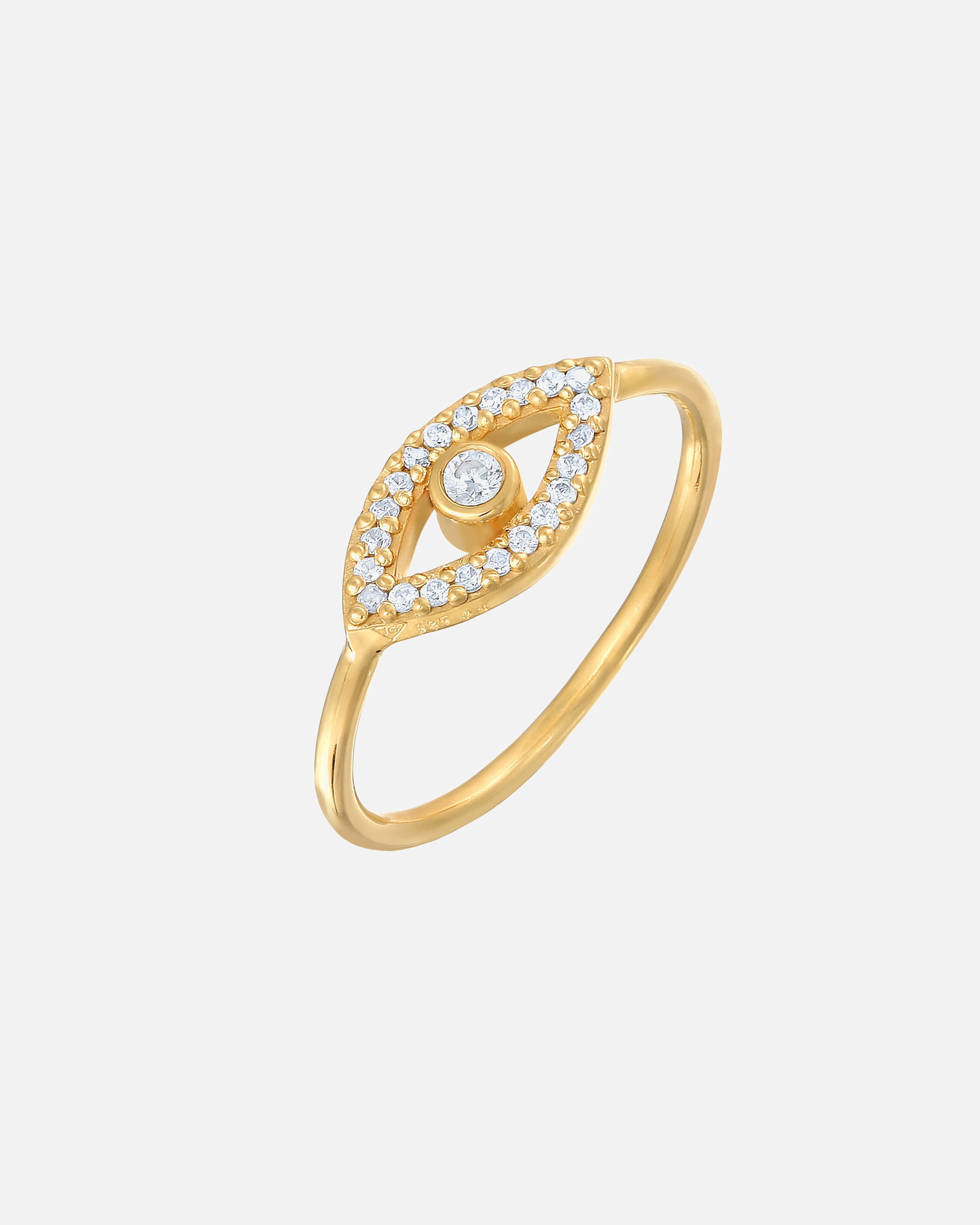 Bague pour Femme Elli Evil Eye Zirkonia Kristalle 925 Silber 56