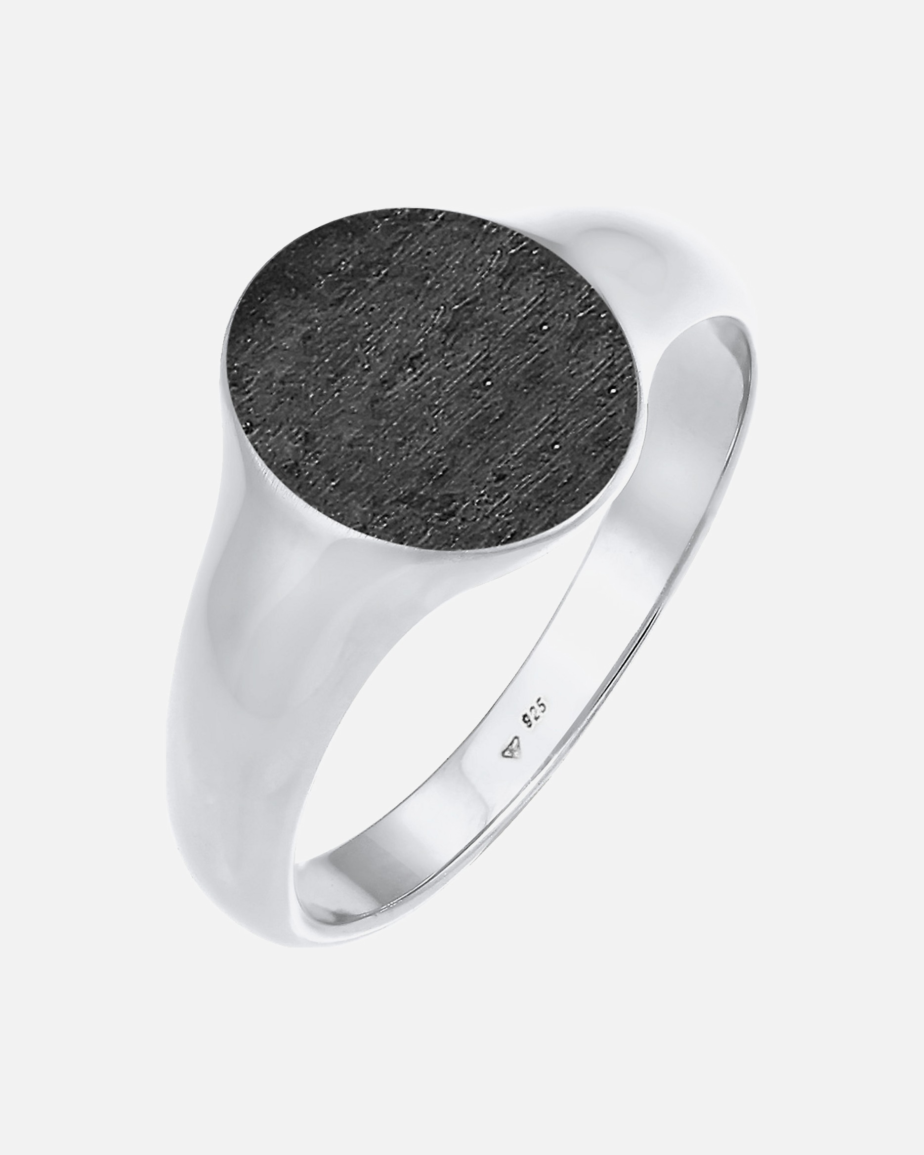Bague pour Homme KUZZOI Basic Cool Bague sceau hommes mat Argent 925 54