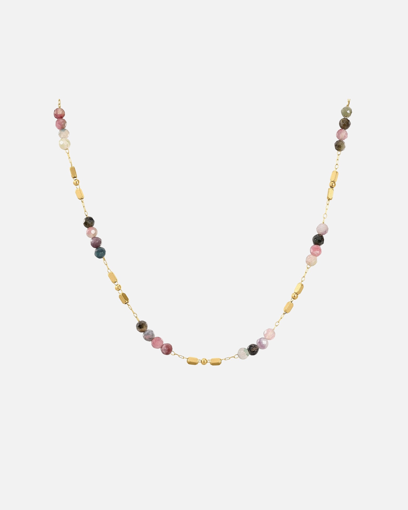 Collier pour Femme Chaîne en Acier inoxydable en Or jaune 40,0 cm Basiskette + 5,0 cm Verlängerung