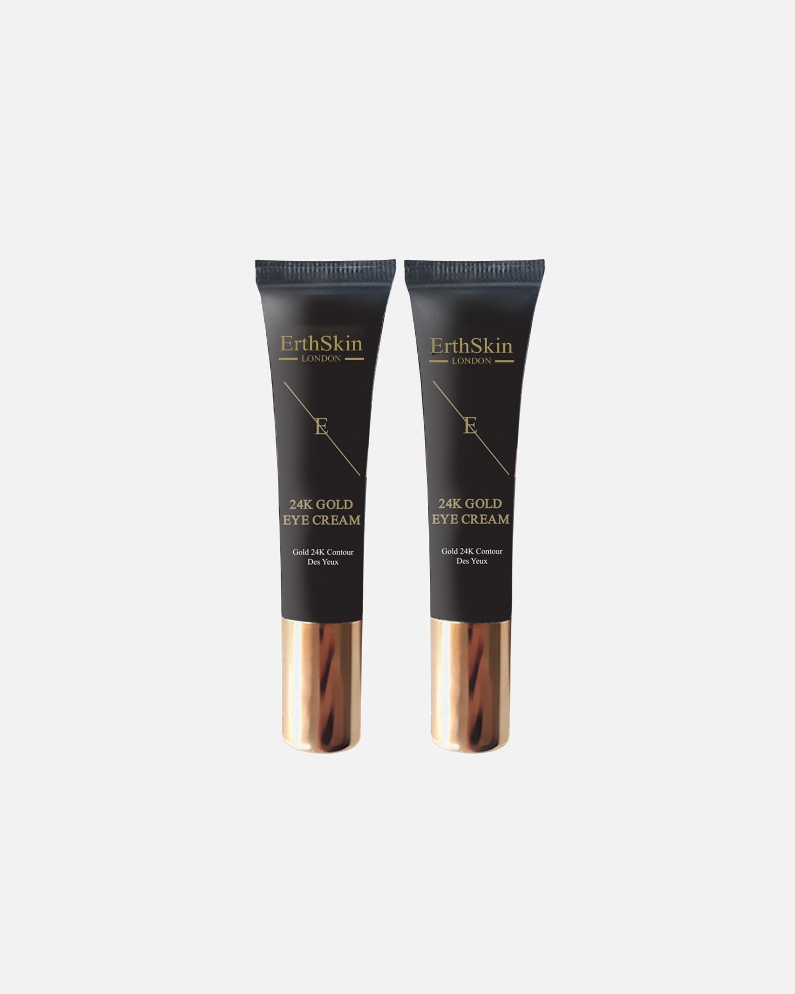 Crème contour des yeux pour Femme ErthSkin London Duo de crèmes contour des yeux dorées 1 pièce