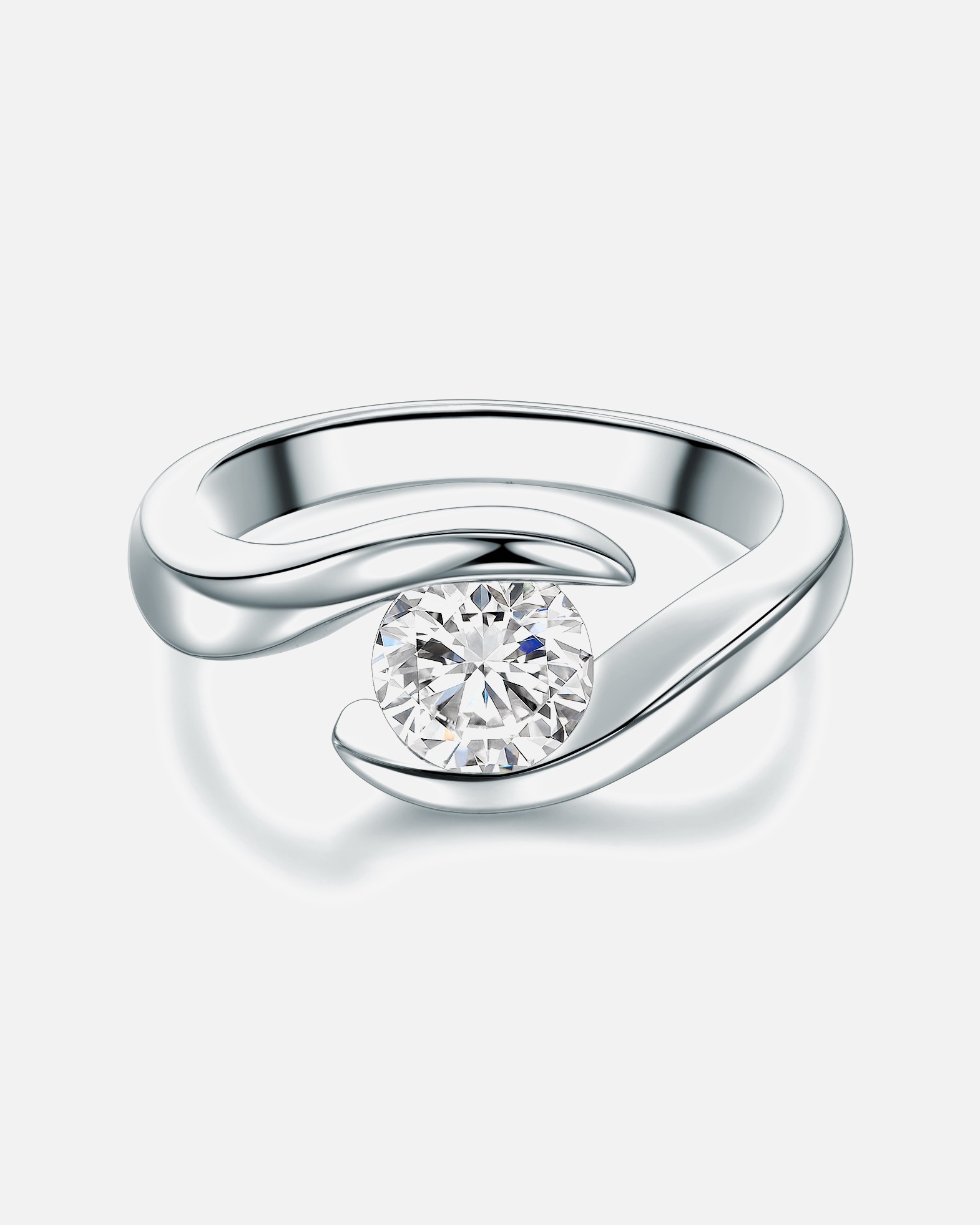 Bague pour Femme Trilani Bague en Argent sterling en Argent 53