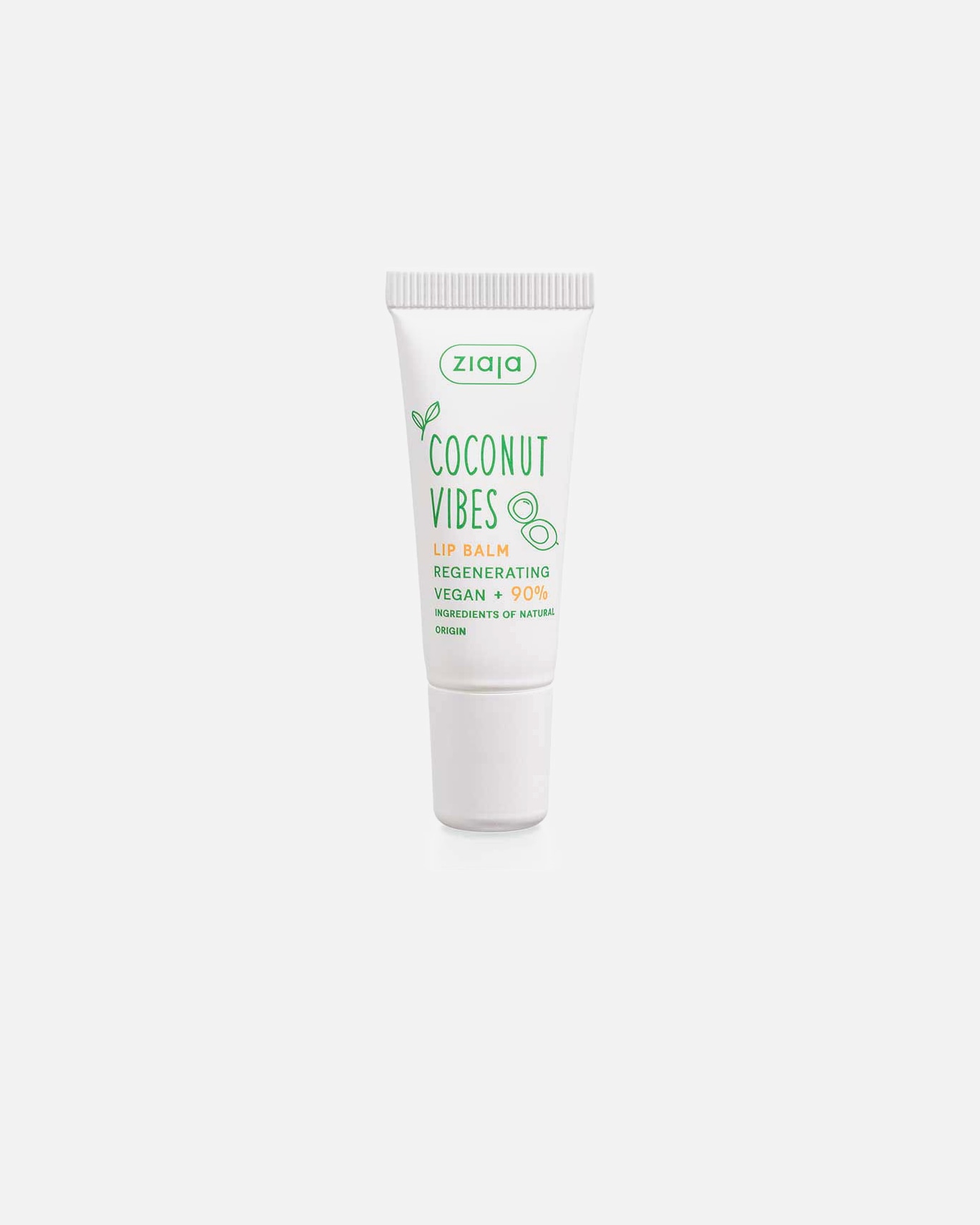 Baume à lèvres pour Femme Ziaja Baume à lèvres régénérant COCONUT & ORANGE VIBES 10 ml