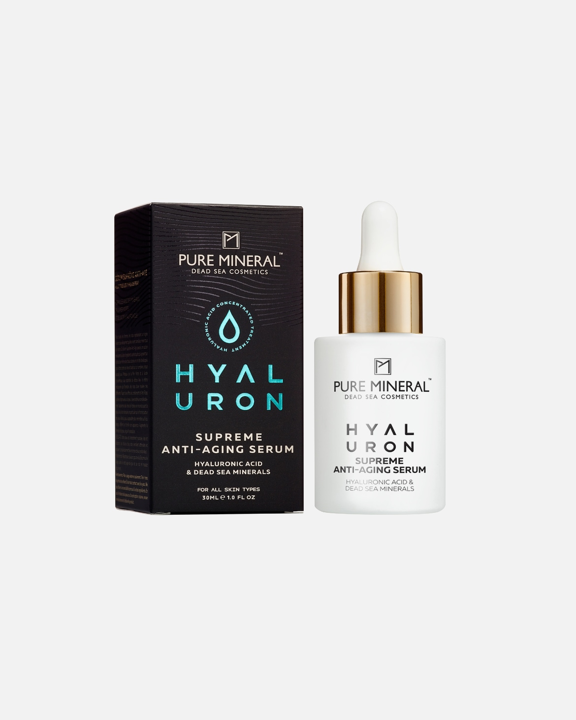 Sérum anti-âge pour Unisexe Pure Mineral Pure Mineral - Sérum Hyaluron Anti-Âge Suprême Pure Mineral - Sérum Hyaluron Anti-Âge Suprême - 30ml