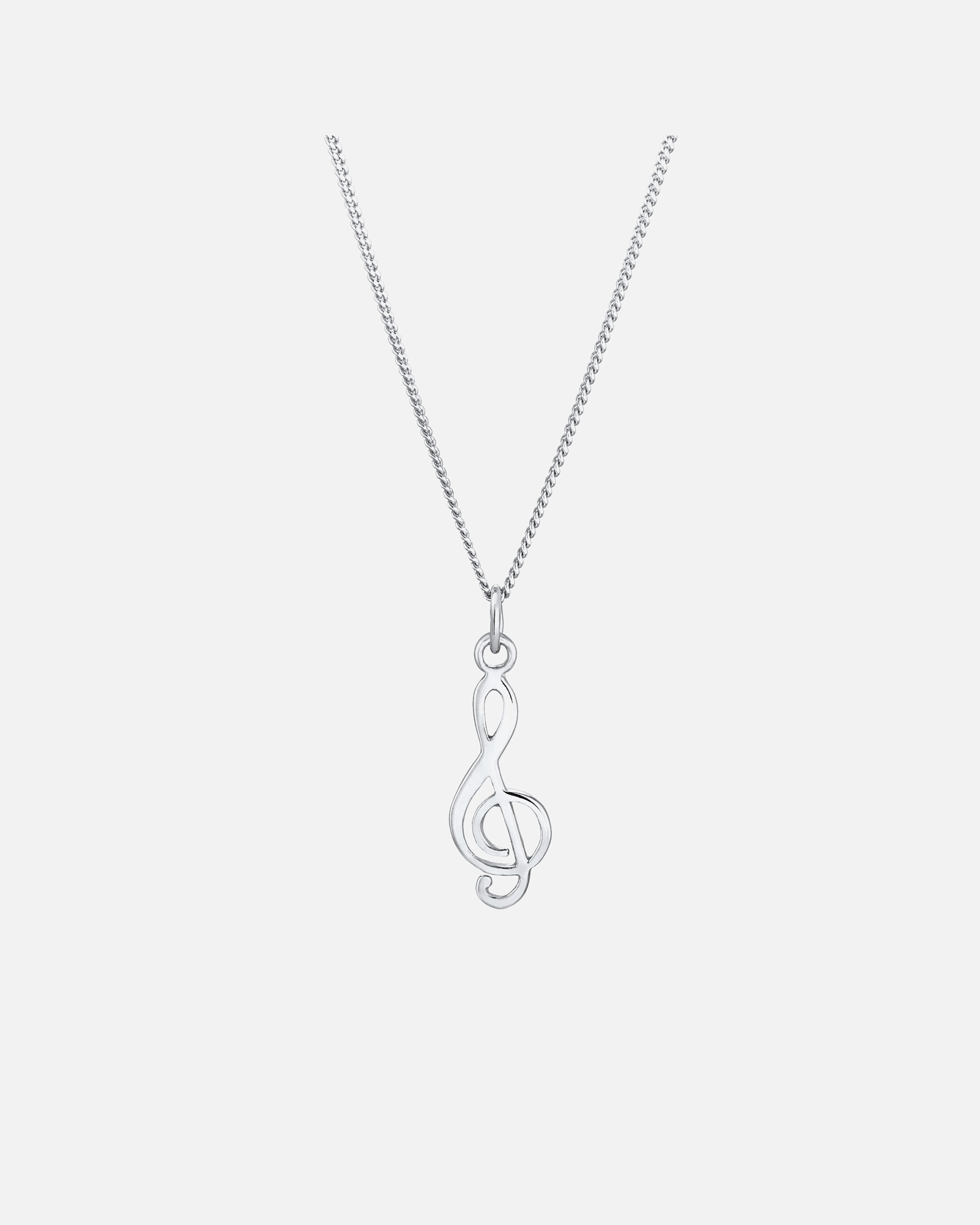Collier pour Femme Elli Femmes Clé de Sol Symbole en Argent Sterling 925 silberfarben
