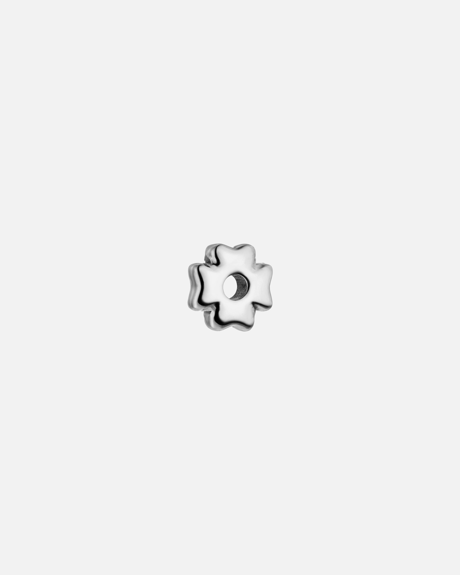 Pendentif pour Unisexe Purelei LEI Clover Bubble Breloque 100% acier inoxydable Argent
