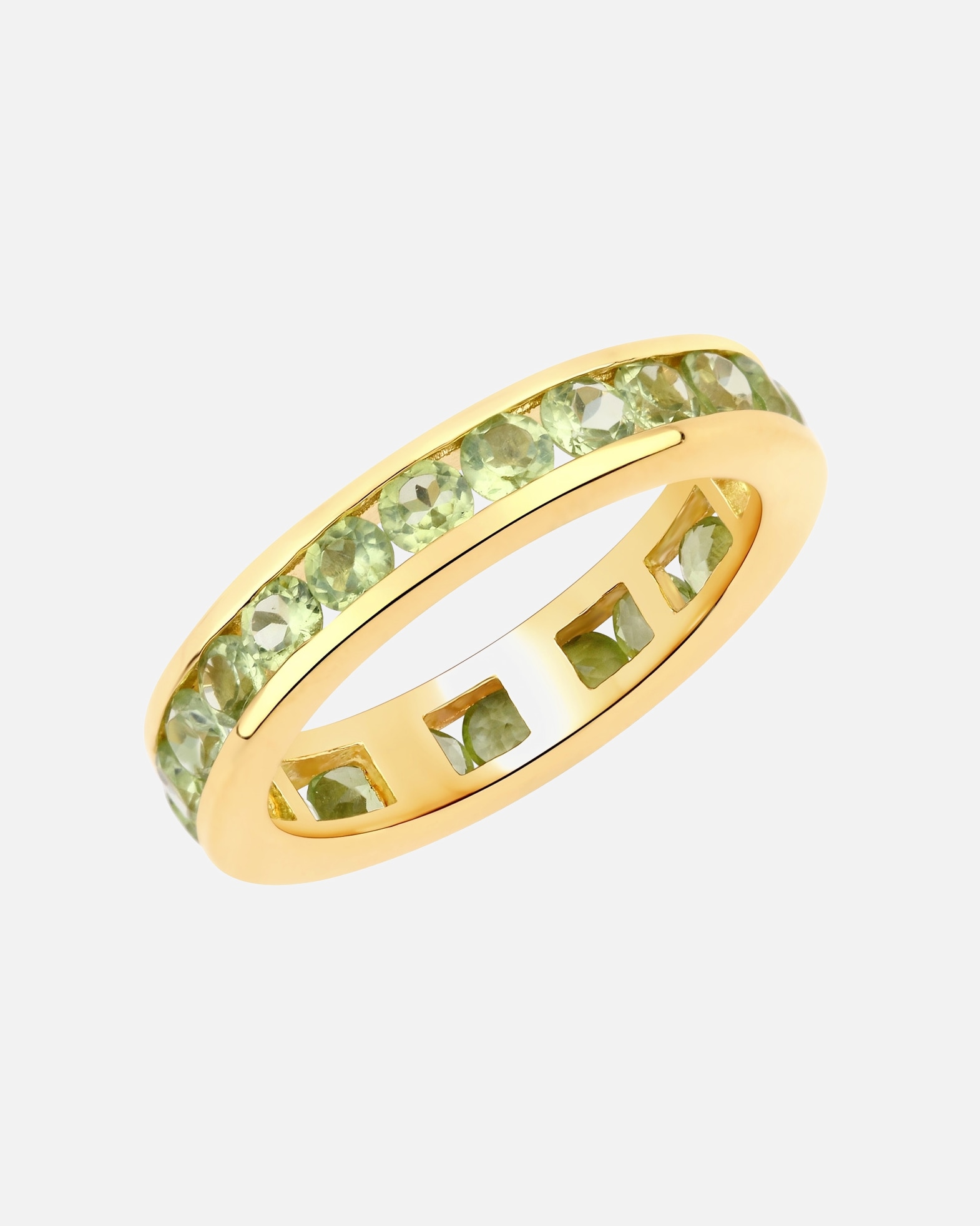 Bague pour Femme Rafaela Donata Bague Argent sterling Vert en Or jaune 54