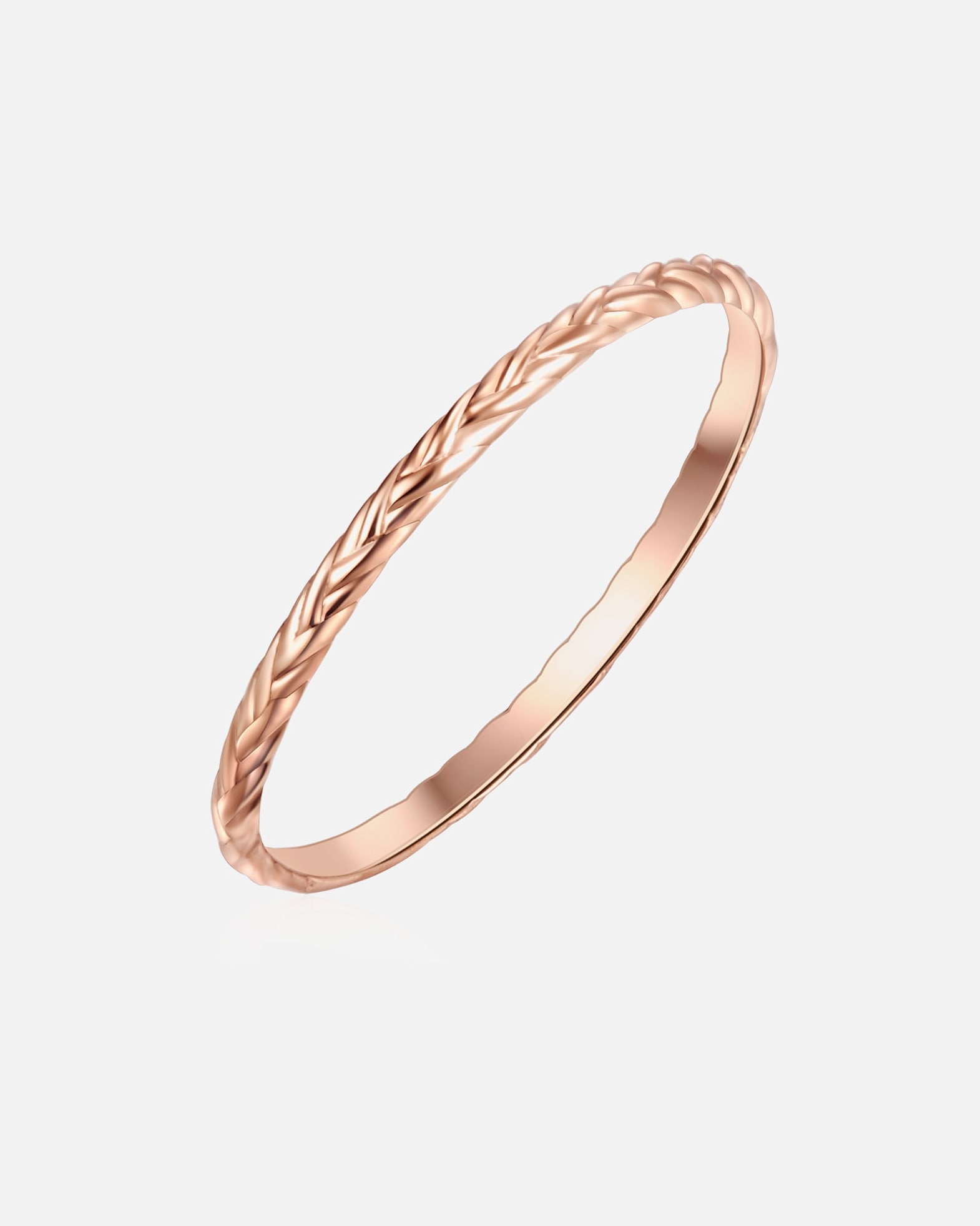 Bague pour Femme Glanzstücke München Bague en argent Argent sterling en Or rose 58