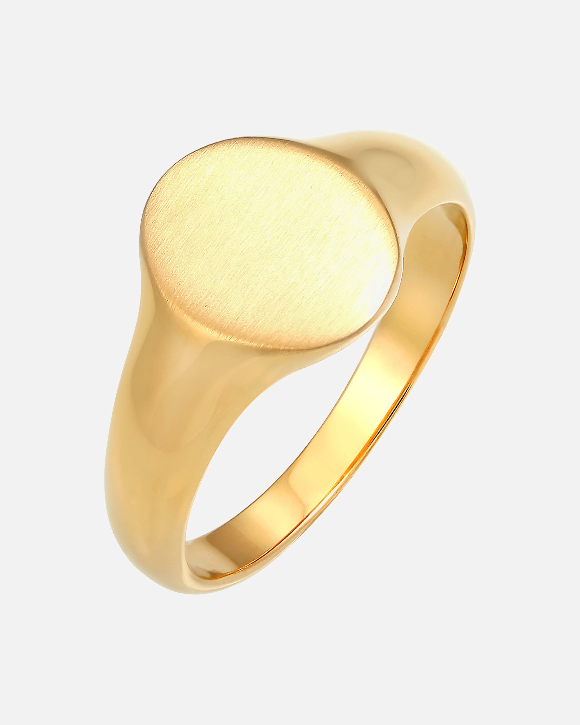 Bague pour Homme KUZZOI Basic Cool Bague sceau hommes mat Argent 925 64