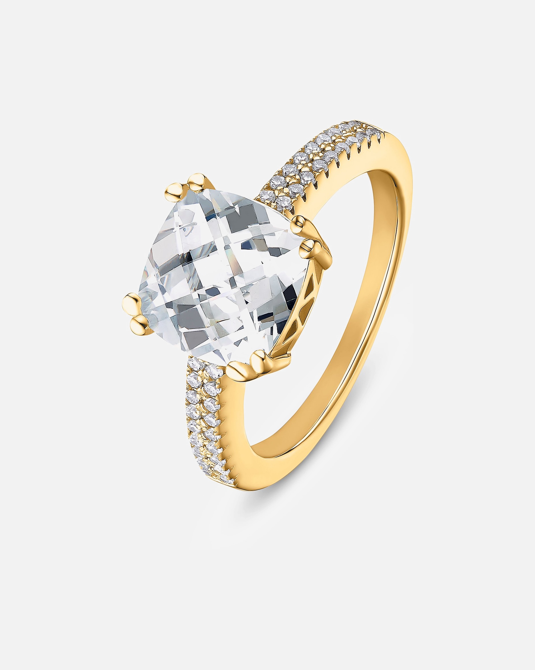 Bague pour Femme FAVS Bagues or jaune 52