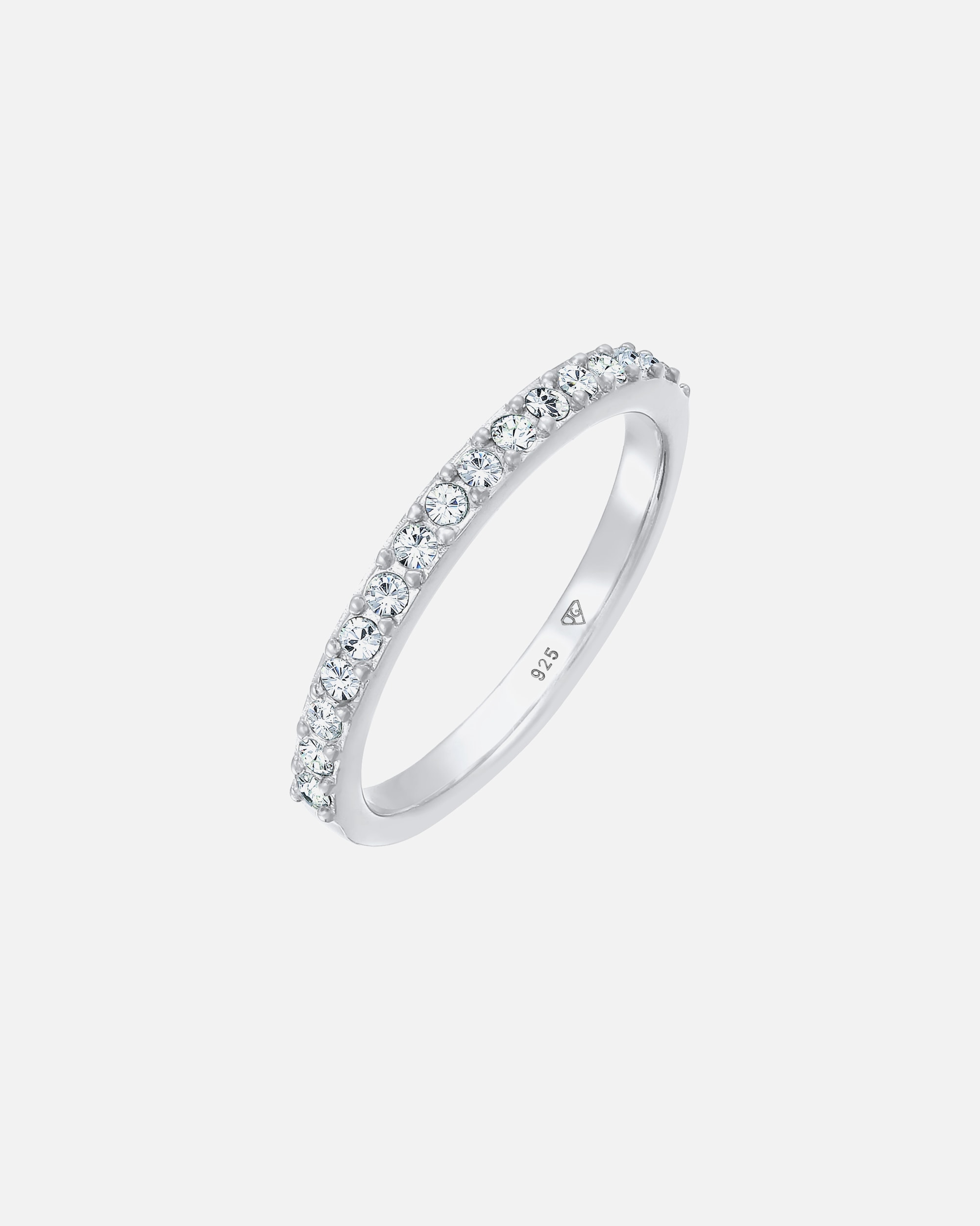 Bague pour Femme Elli Memoire Bandring Kristalle 925 Silber 52