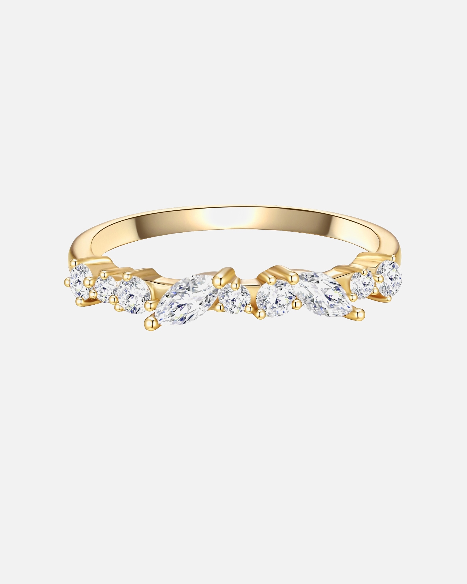 Bague pour Femme Glanzstücke München Bagues or jaune 50