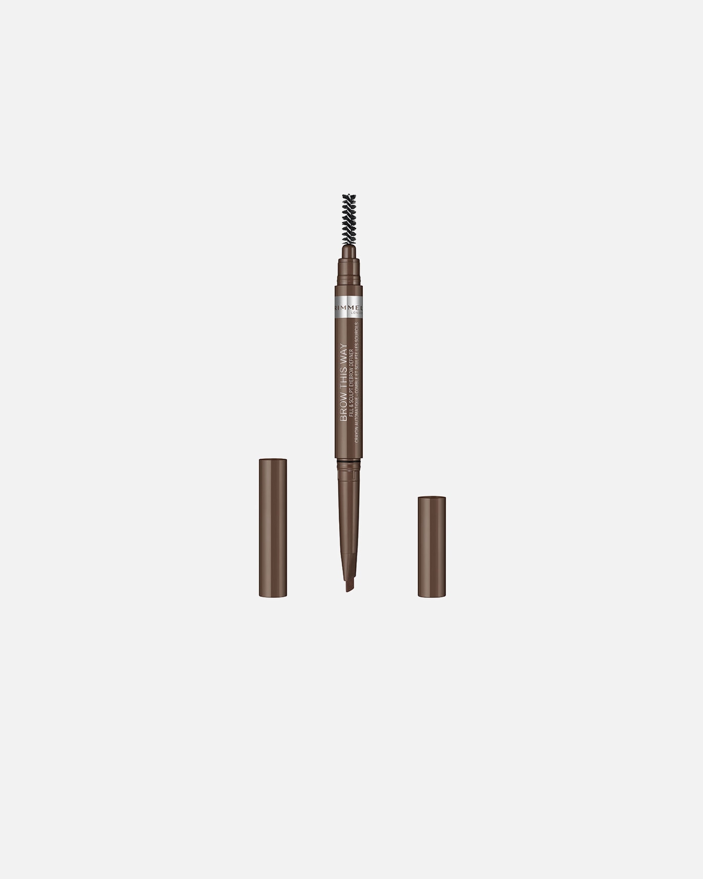 Crayon à sourcils pour Unisexe Rimmel London Crayon à sourcils BROW THIS WAY 02-brun moyen