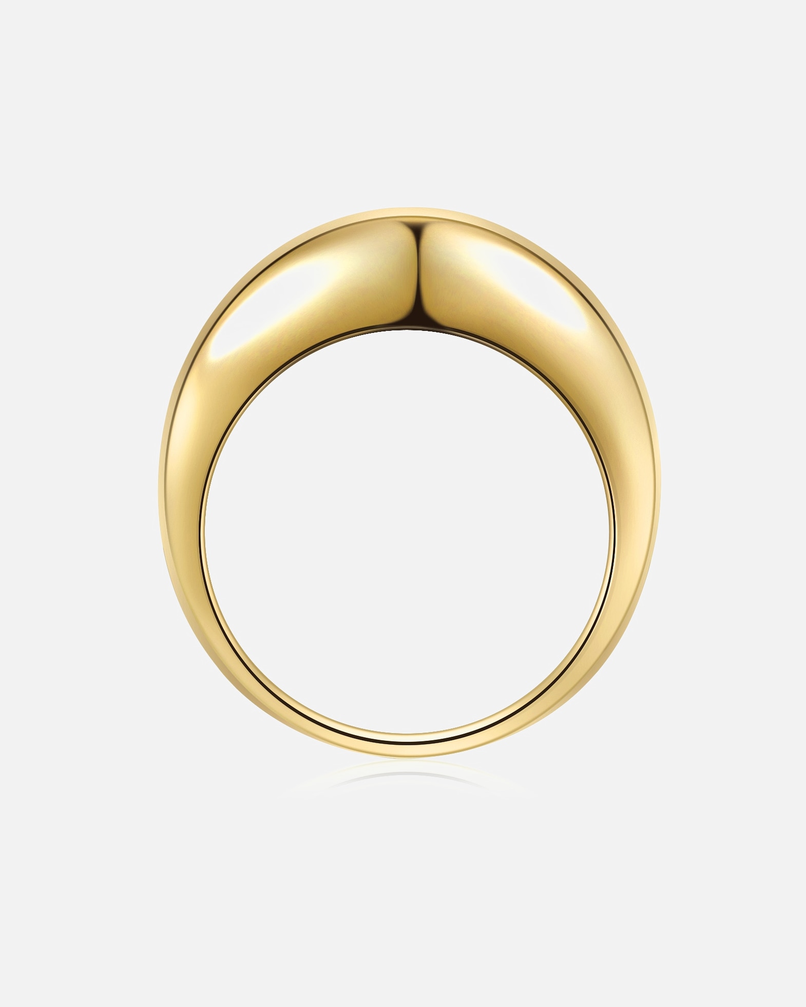 Bague pour Femme Rafaela Donata Bague en argent Argent sterling en Or jaune 54