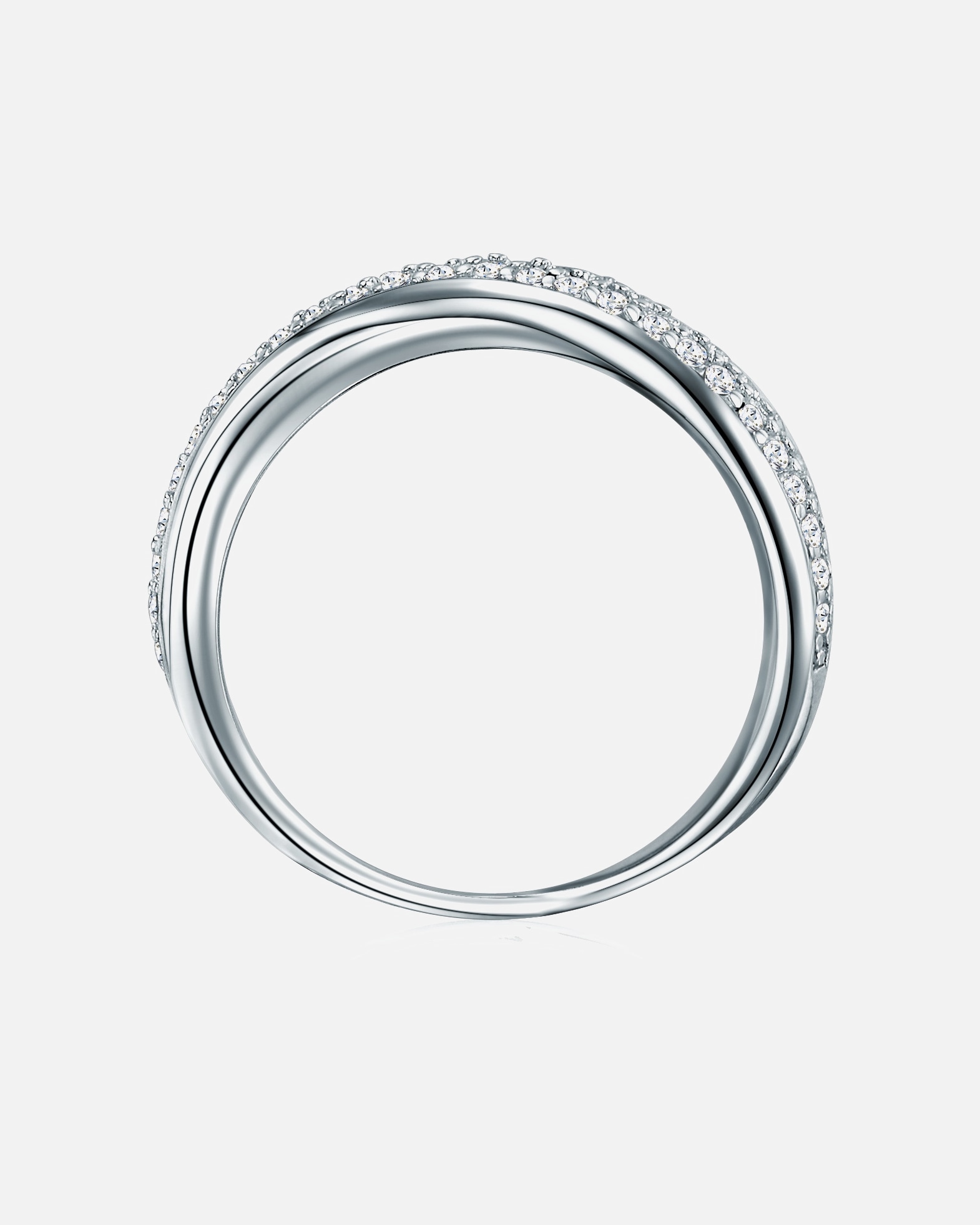 Bague pour Femme Trilani Bague en argent Argent sterling Oxyde de zirconium (CZ) en Argent 60
