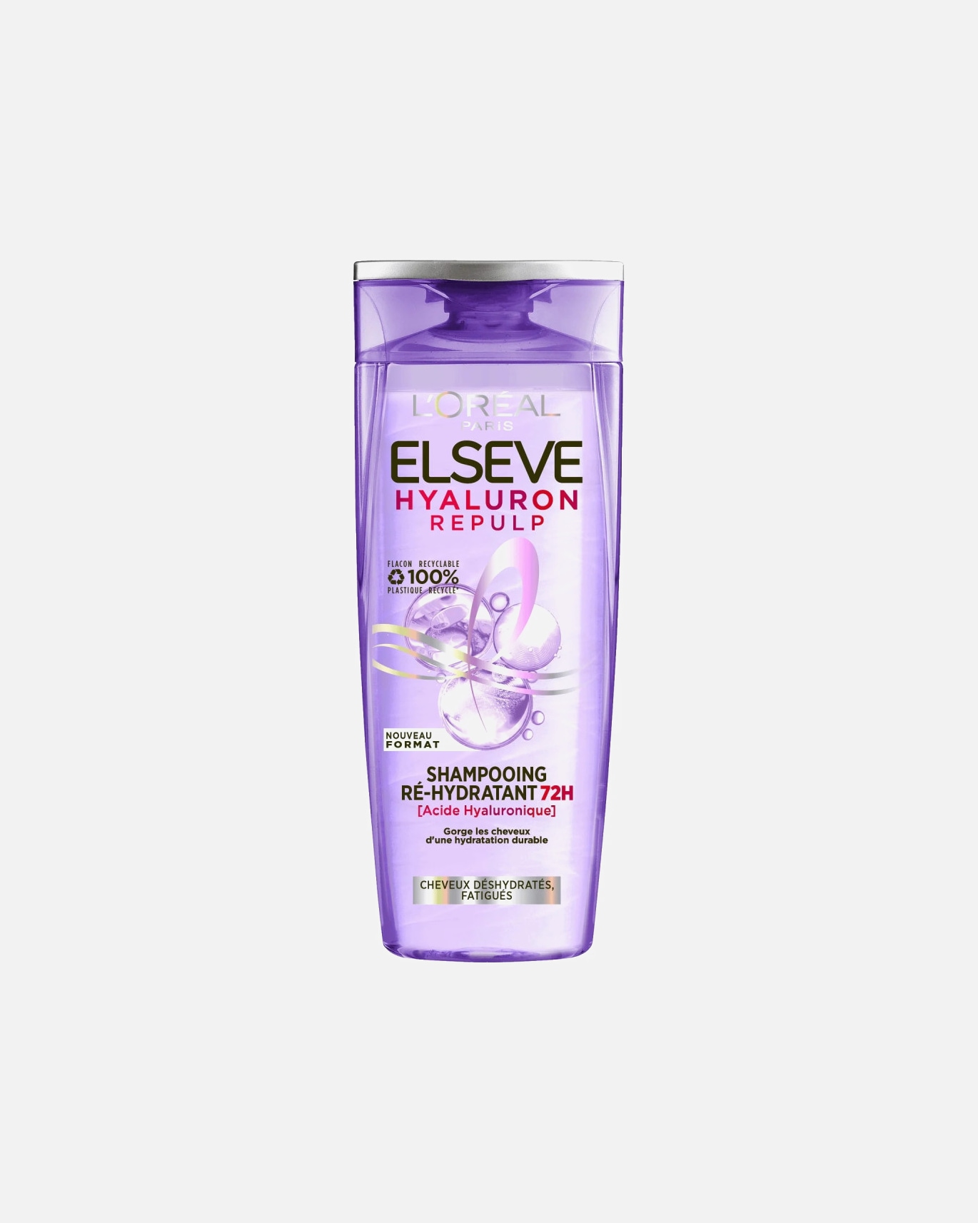 Shampooing pour Unisexe L’Oréal Paris Shampoing Ré-hydratant Hyaluron Repulp Elseve 300 ml
