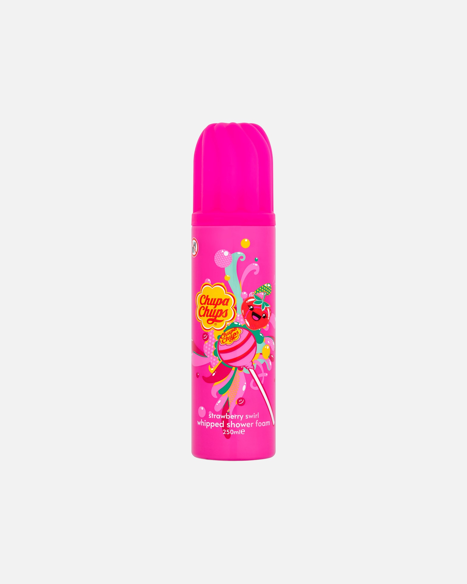 Mousse de douche pour Unisexe Chupa Chups Whipped Shower Foam Strawberry Swirl Strawberry Swirl - 250 ml