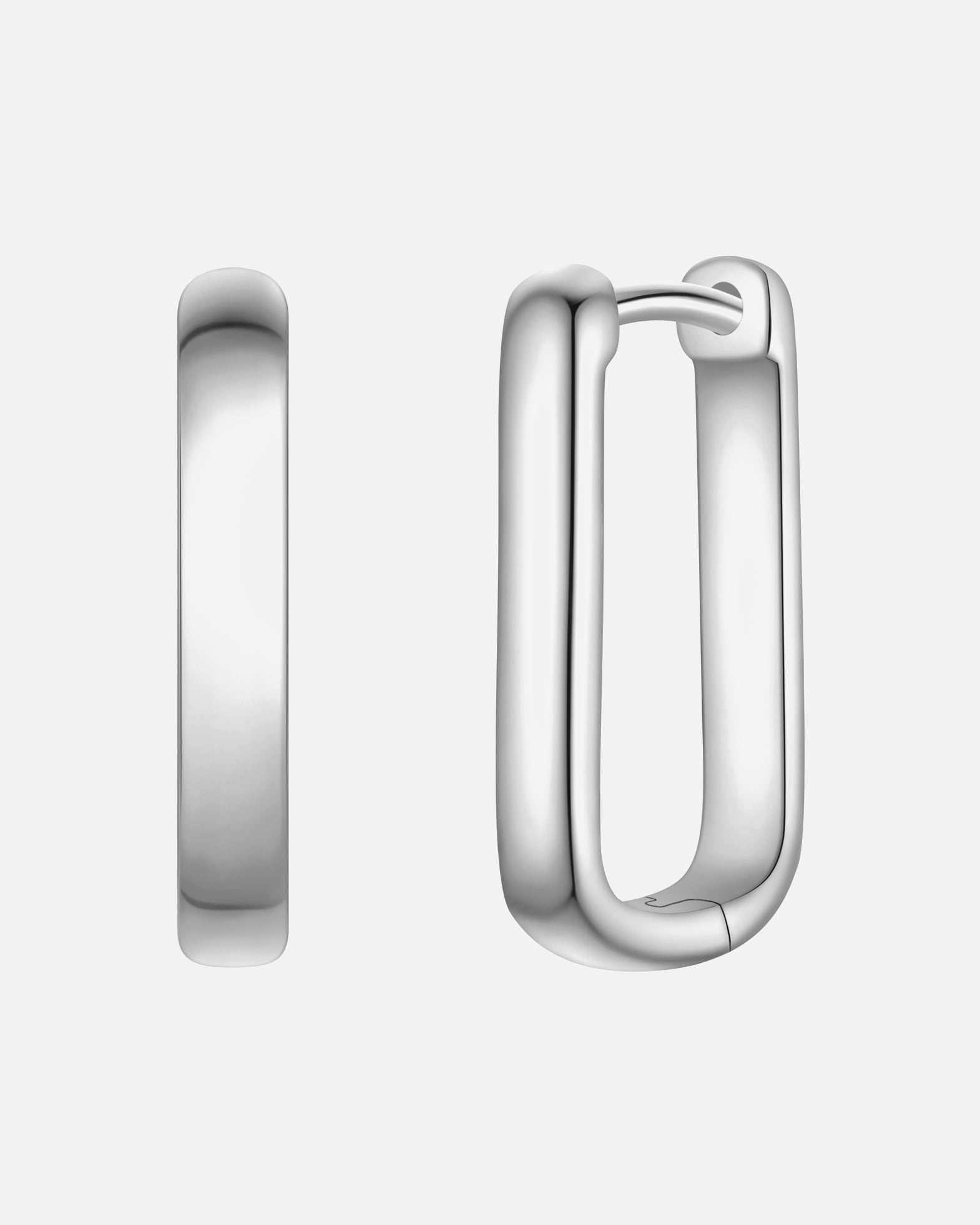 Créoles pour Femme Glanzstücke München Créoles en argent sterling en argent 17,8 mm