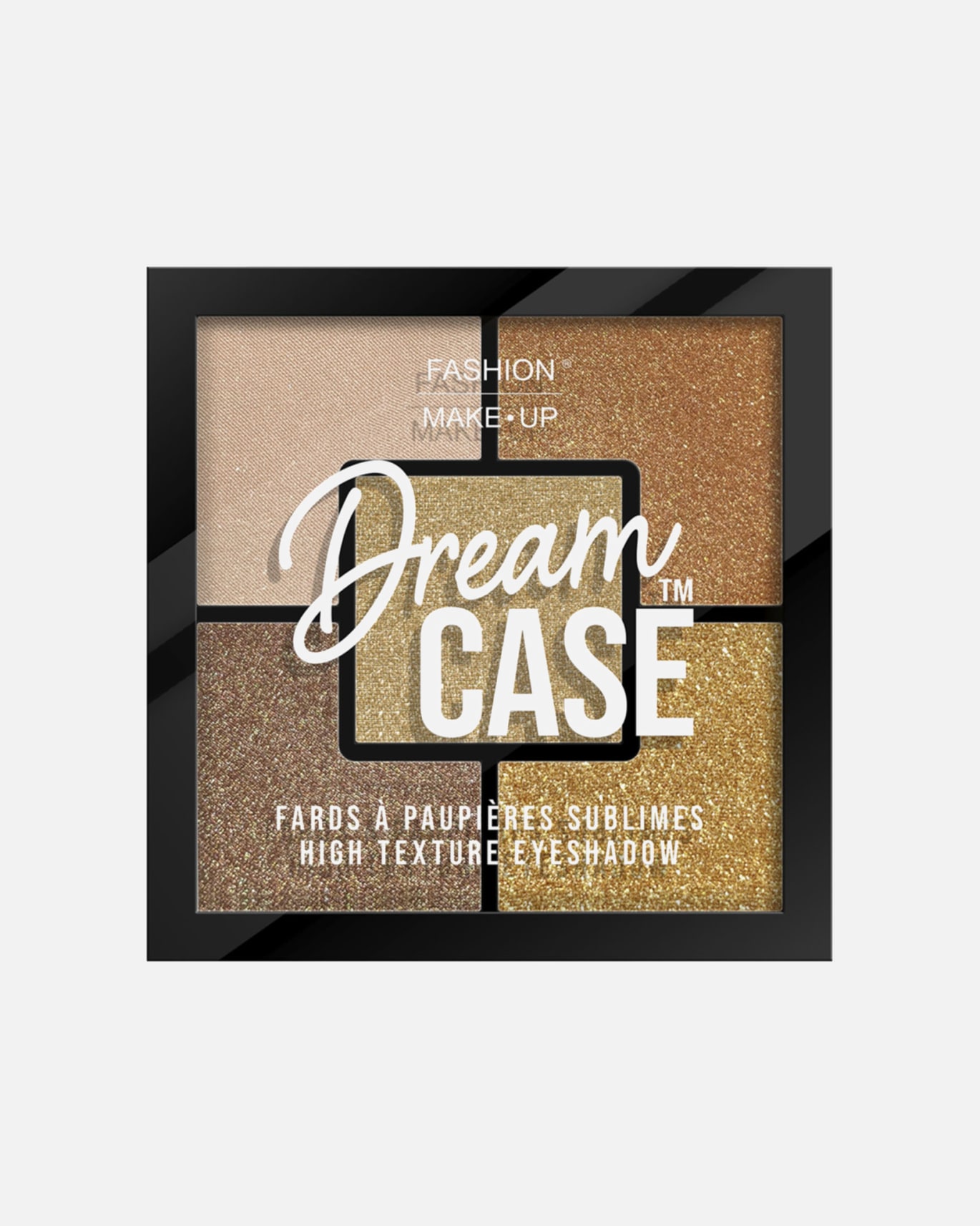Ombre à paupières pour Unisexe FASHION MAKE-UP Default Brand Line Palette Ombres à Paupières Dream Case 04 Dream Gold