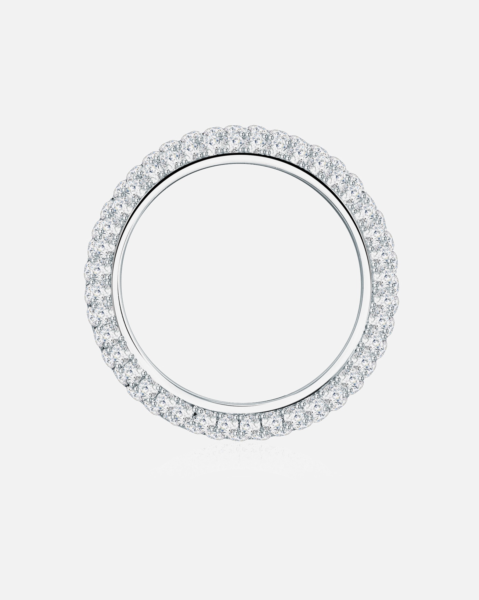 Bague pour Femme Trilani Bague en argent Argent sterling Oxyde de zirconium (CZ) en Argent 60