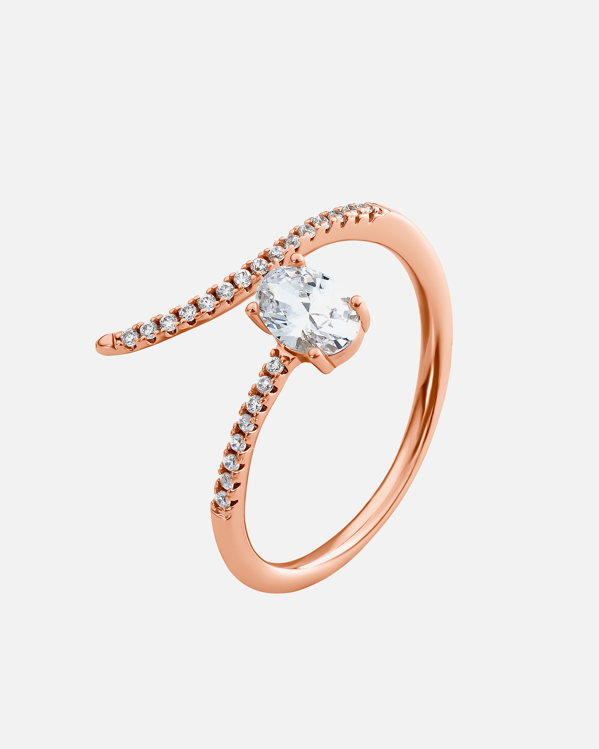 Bague pour Femme Heideman Bague Aimy couleur or rose 54 (17.2)