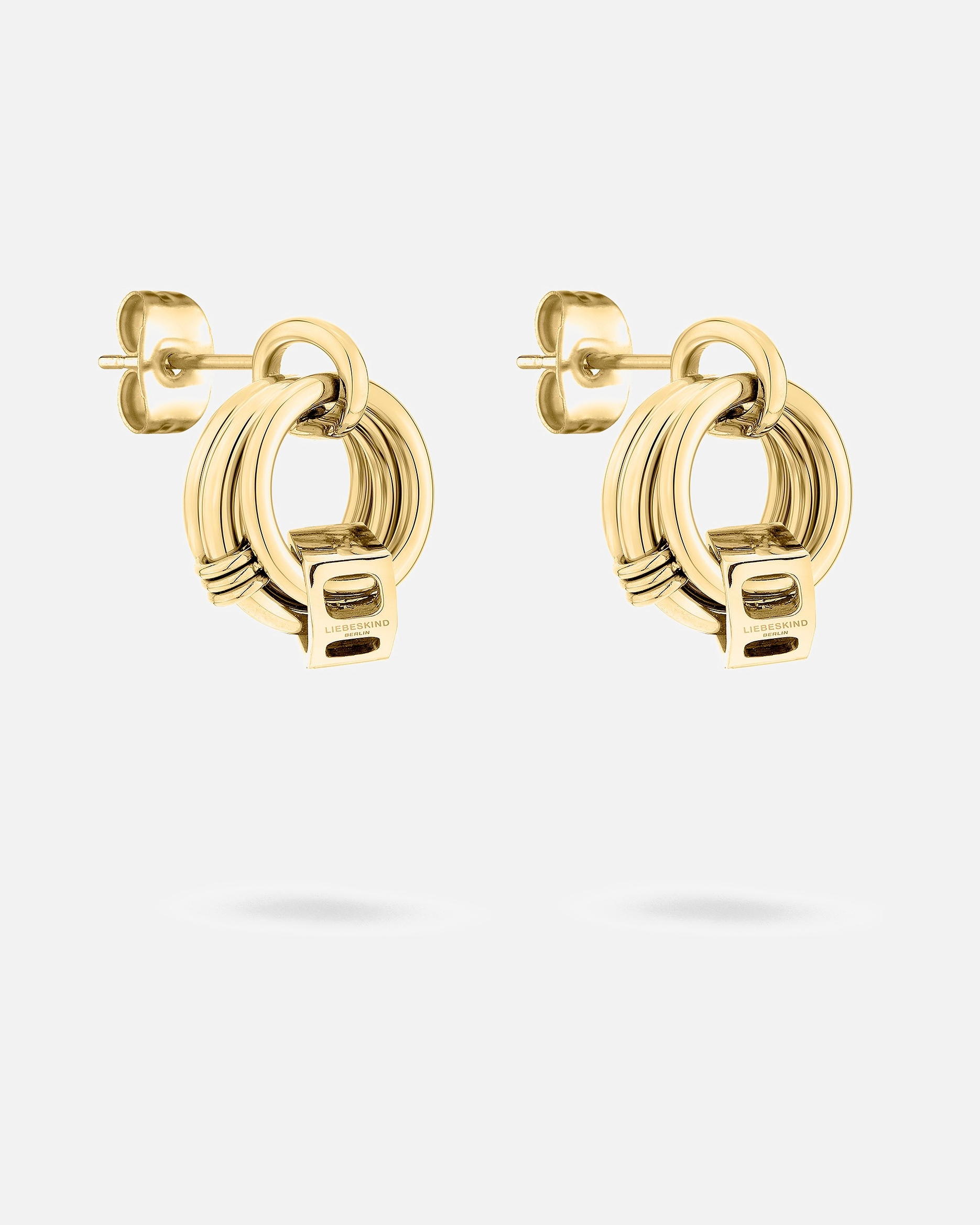 Boucles d'oreilles pour Femme Liebeskind Boucles d'oreilles or jaune