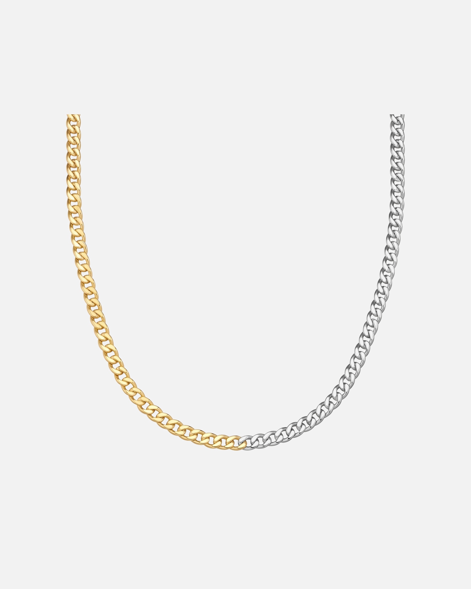 Collier pour Femme Glanzstücke München Collier en Argent Sterling en bicolore 42,0 cm