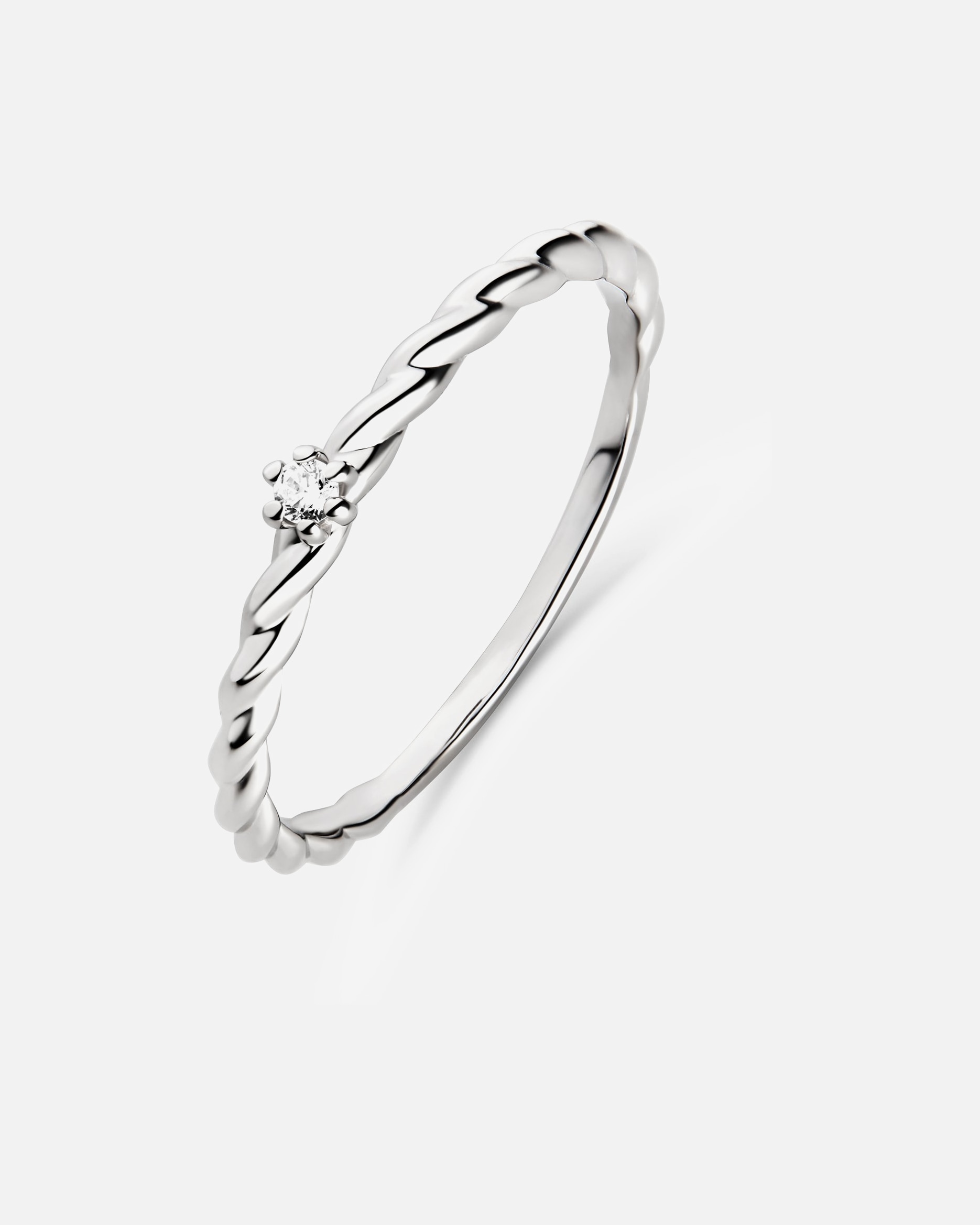 Bague pour Femme CHRIST Bagues or blanc 50