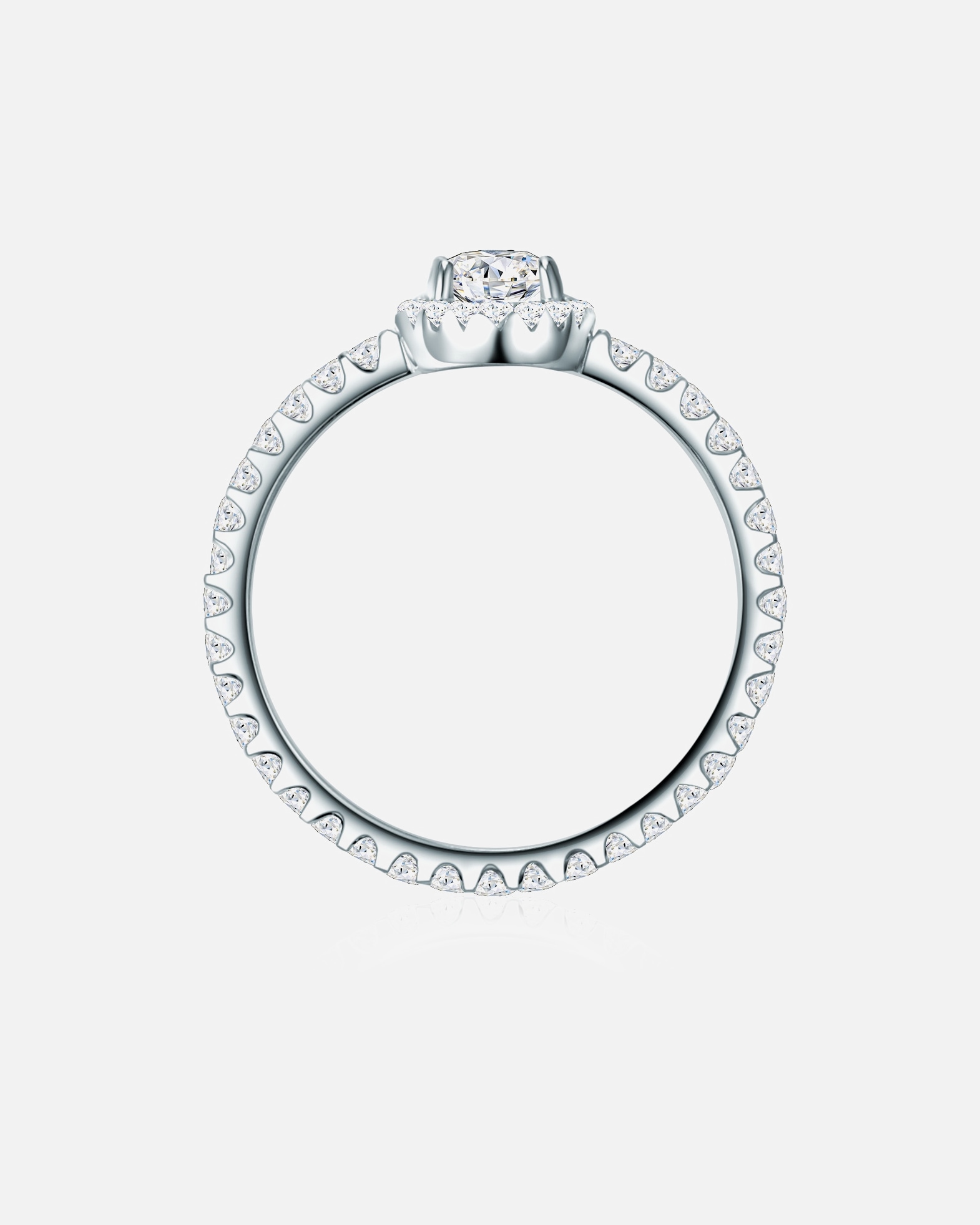 Bague pour Femme Trilani Bague en argent Argent sterling Oxyde de zirconium (CZ) en Argent 56