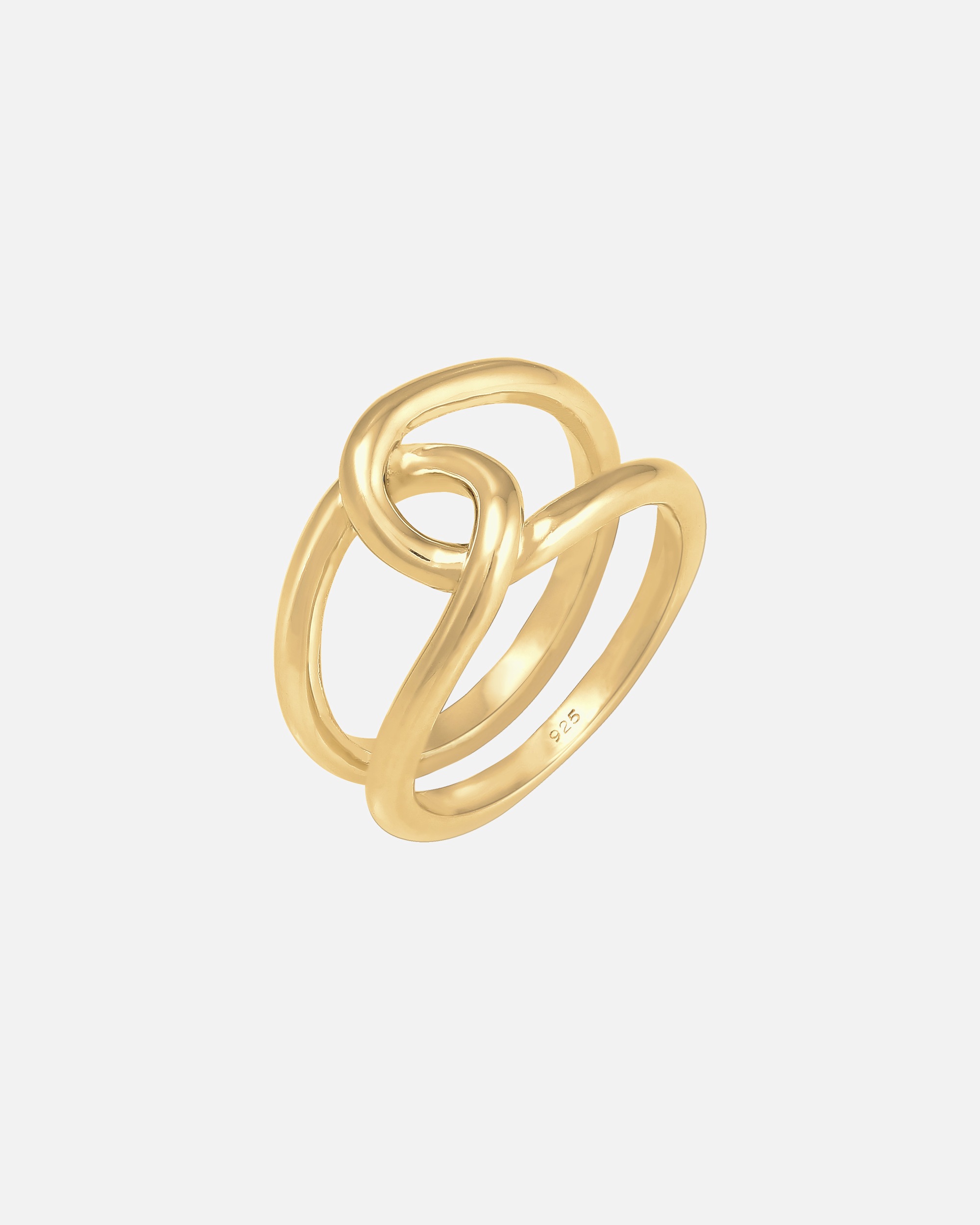 Bague pour Femme Elli Nœud Basique Tendance blogueurs En vogue Argent 925 54
