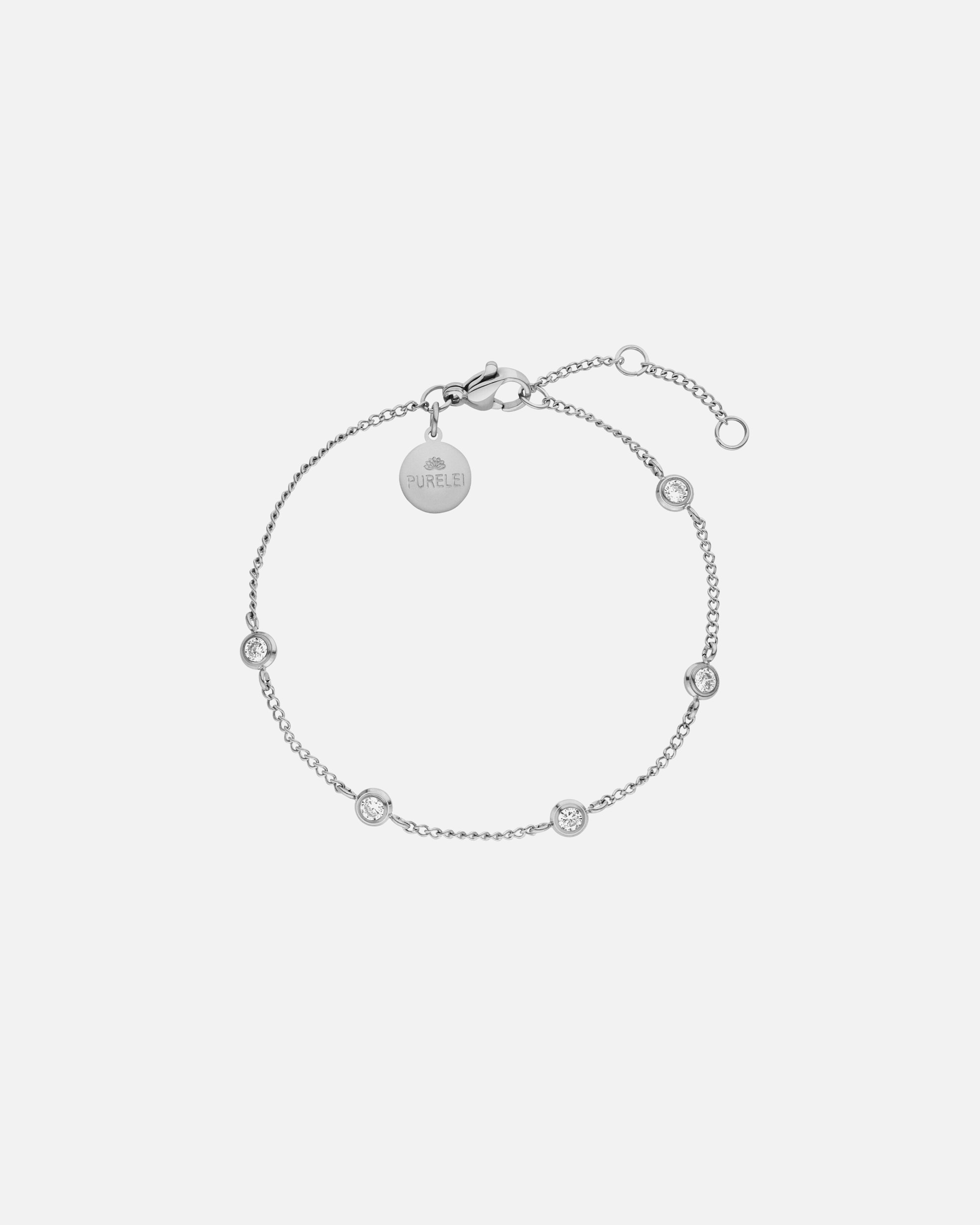 Bracelet pour Femme Purelei Spotlight Bracelet 100% acier inoxydable Argent