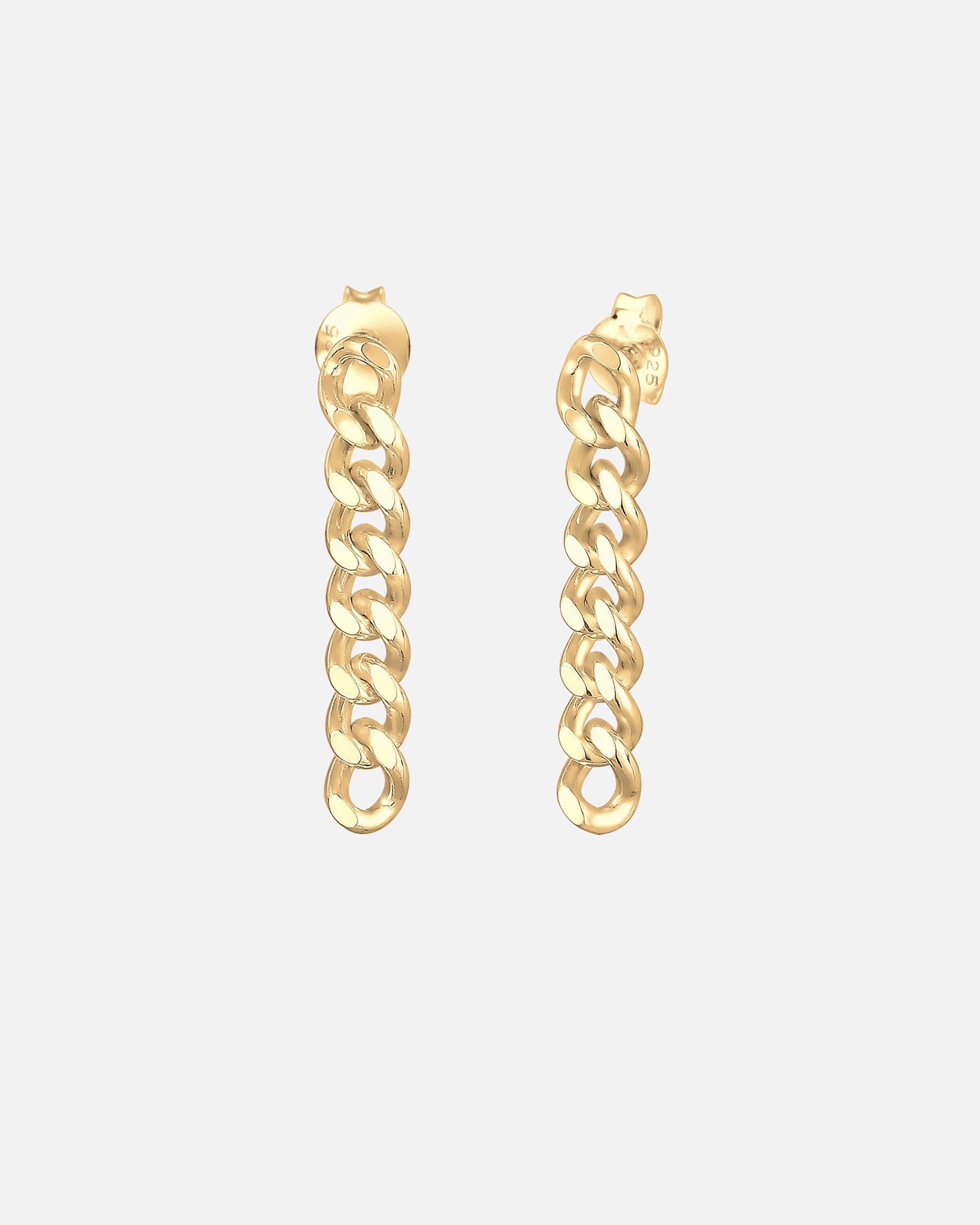 Boucles d'oreilles pour Femme Elli Chaine Base Boucles d'oreilles Femme - (925/1000) Argent goldfarben