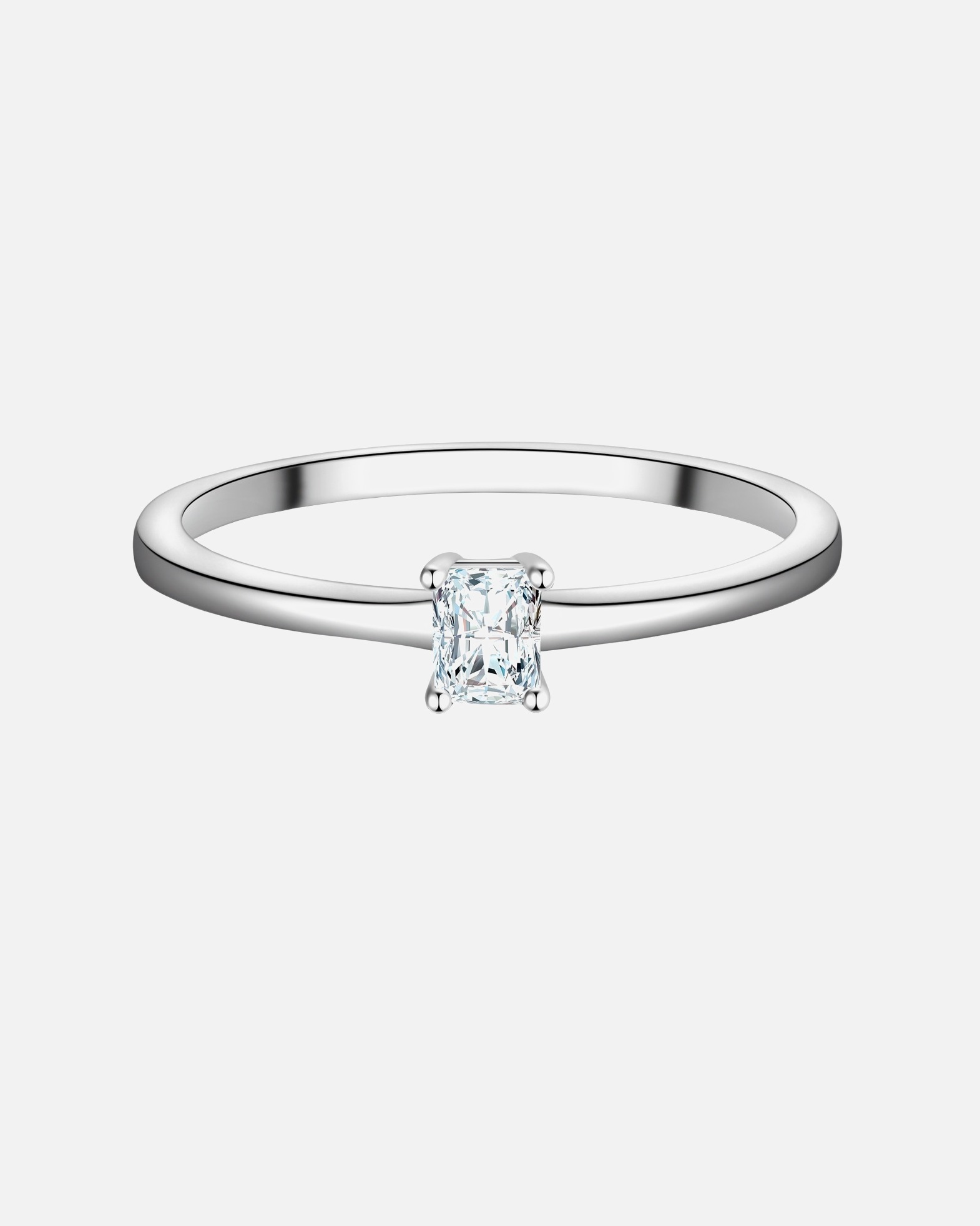 Bague pour Femme Trilani Bague en Argent Sterling en argent avec Zirconium 54