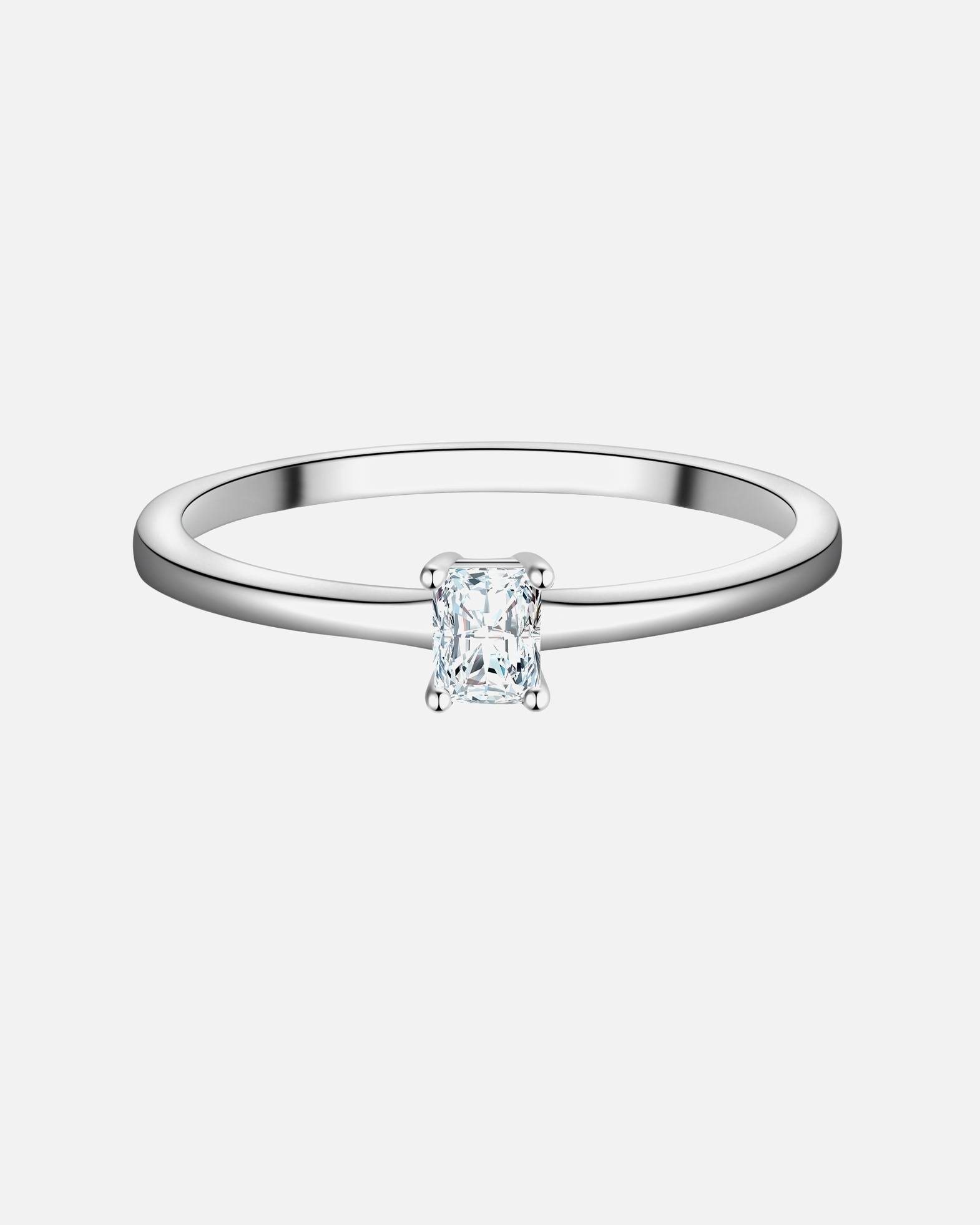 Bague pour Femme Trilani Bague en Argent Sterling en argent avec Zirconium 50