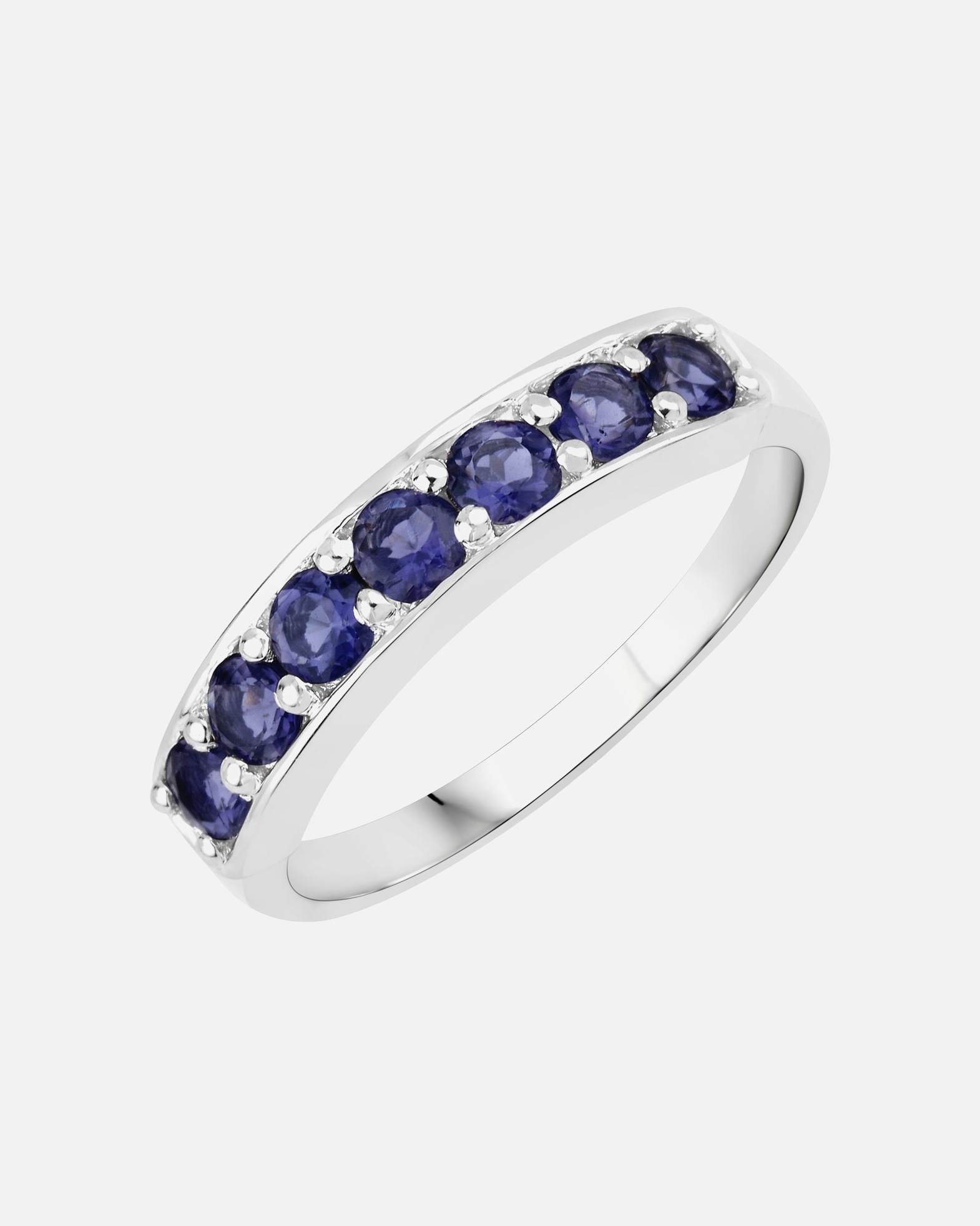 Bague pour Femme Rafaela Donata Bague Argent sterling Iolite en Argent 50