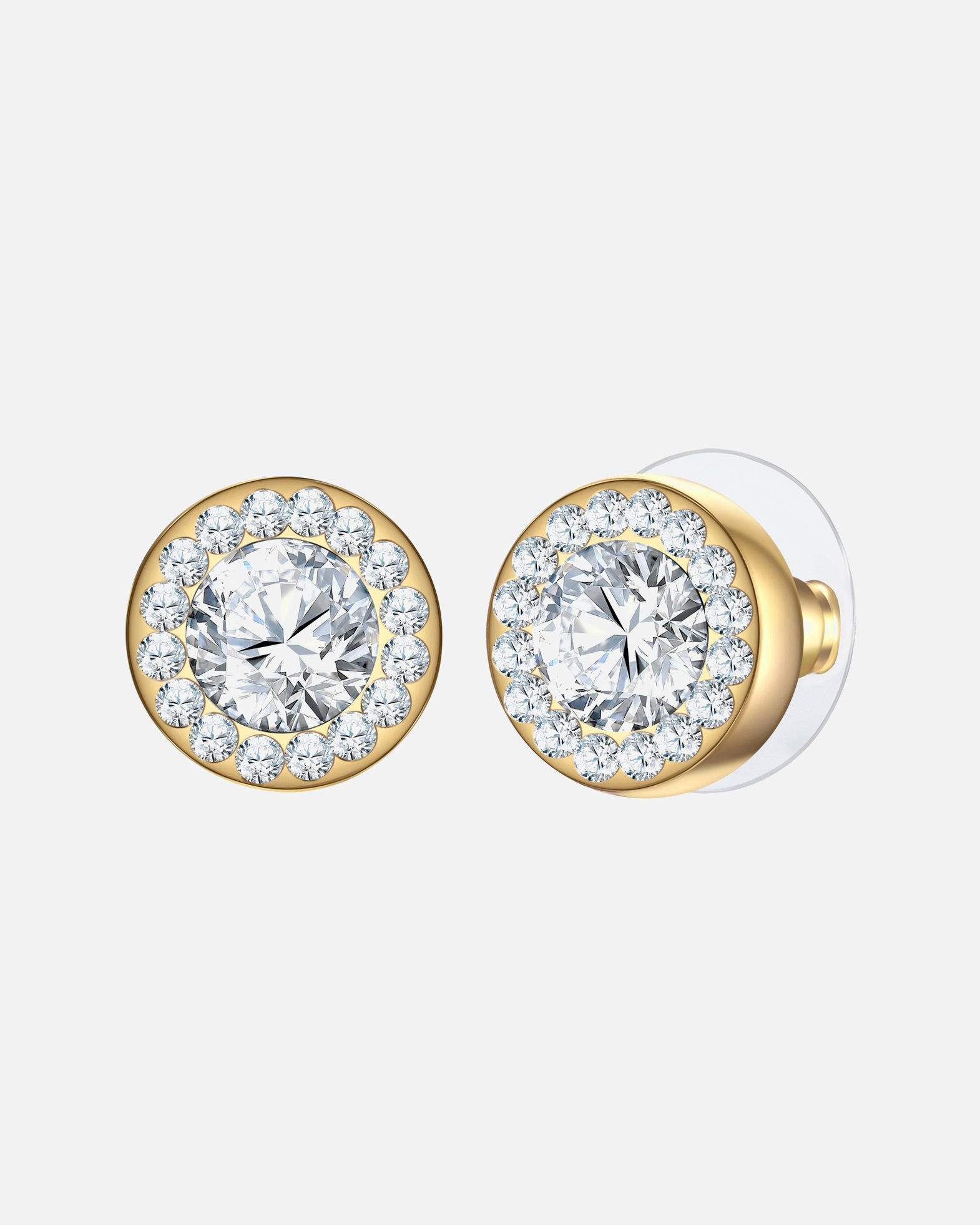Boucles d'oreilles pour Femme Yokoamii Boucles d´oreilles en Alliage de fer en Or jaune 11,3 mm
