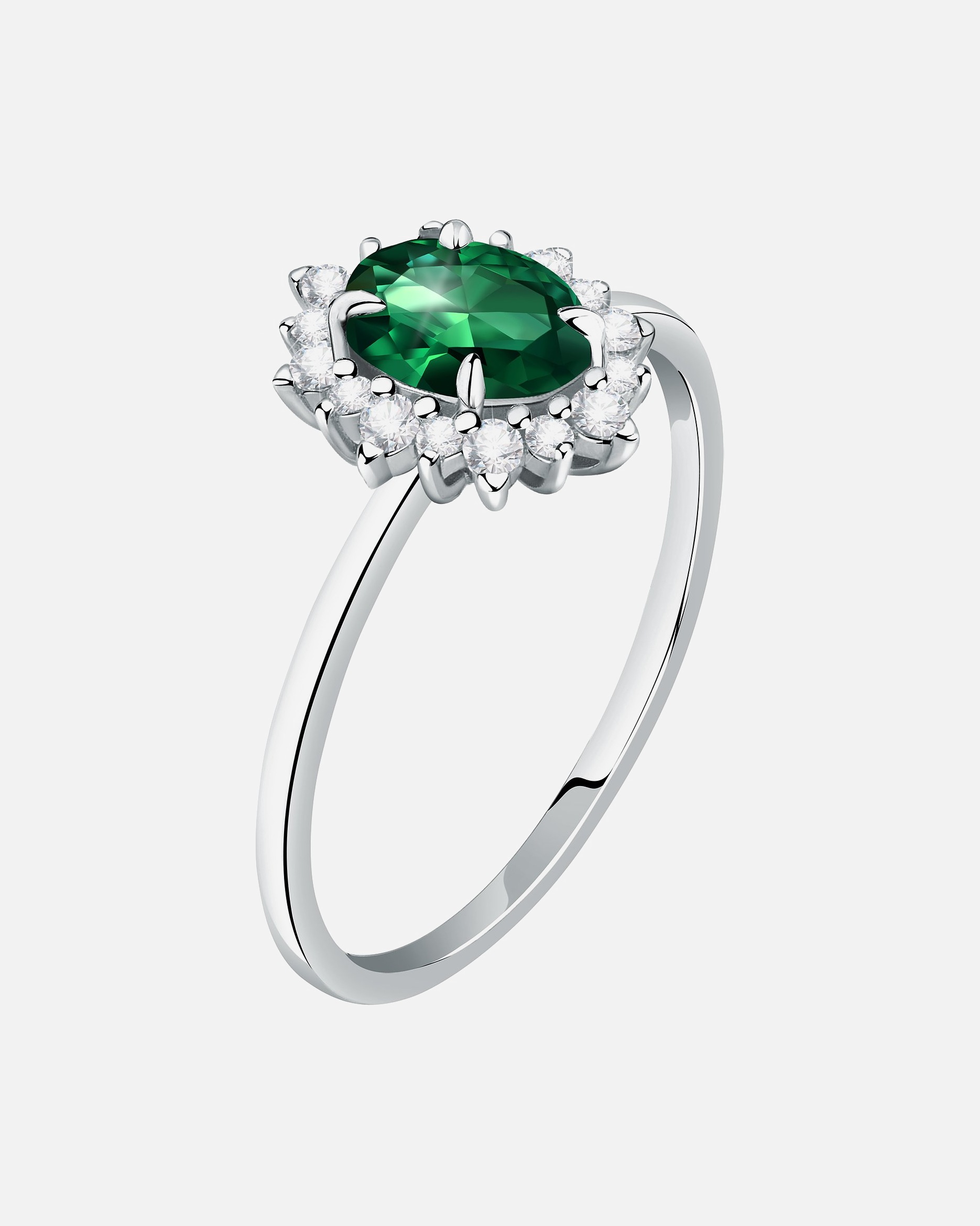 Bague pour Femme Live Diamond Bagues vert 52