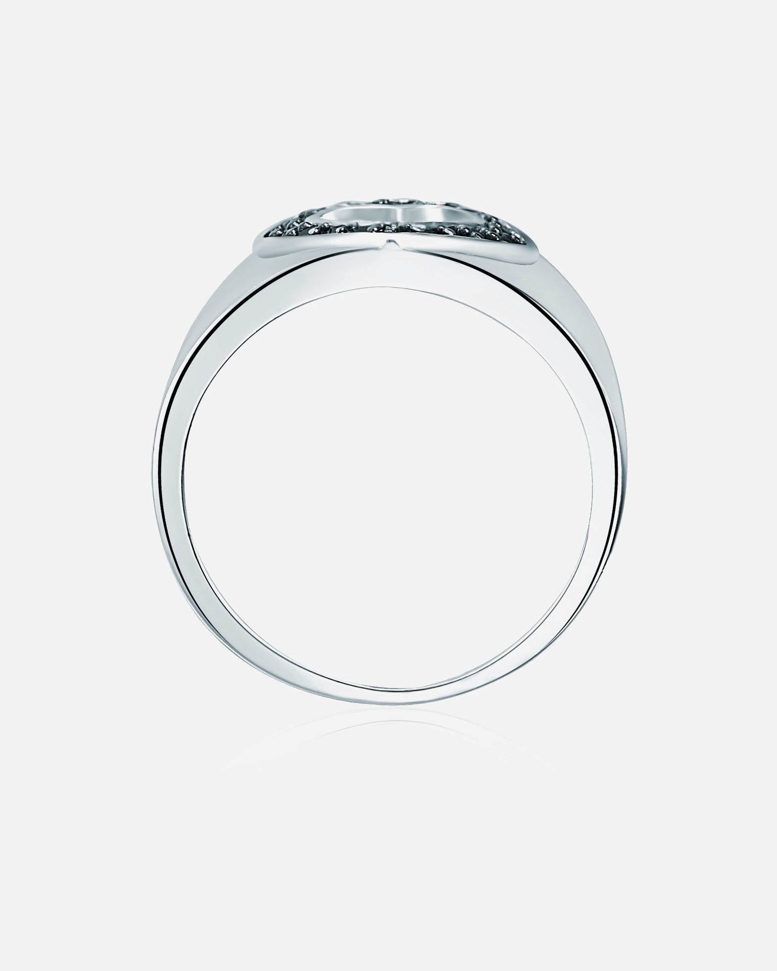 Bague pour Femme Rafaela Donata Bague en argent Coeur Argent sterling Oxyde de zirconium (CZ) en Argent 56